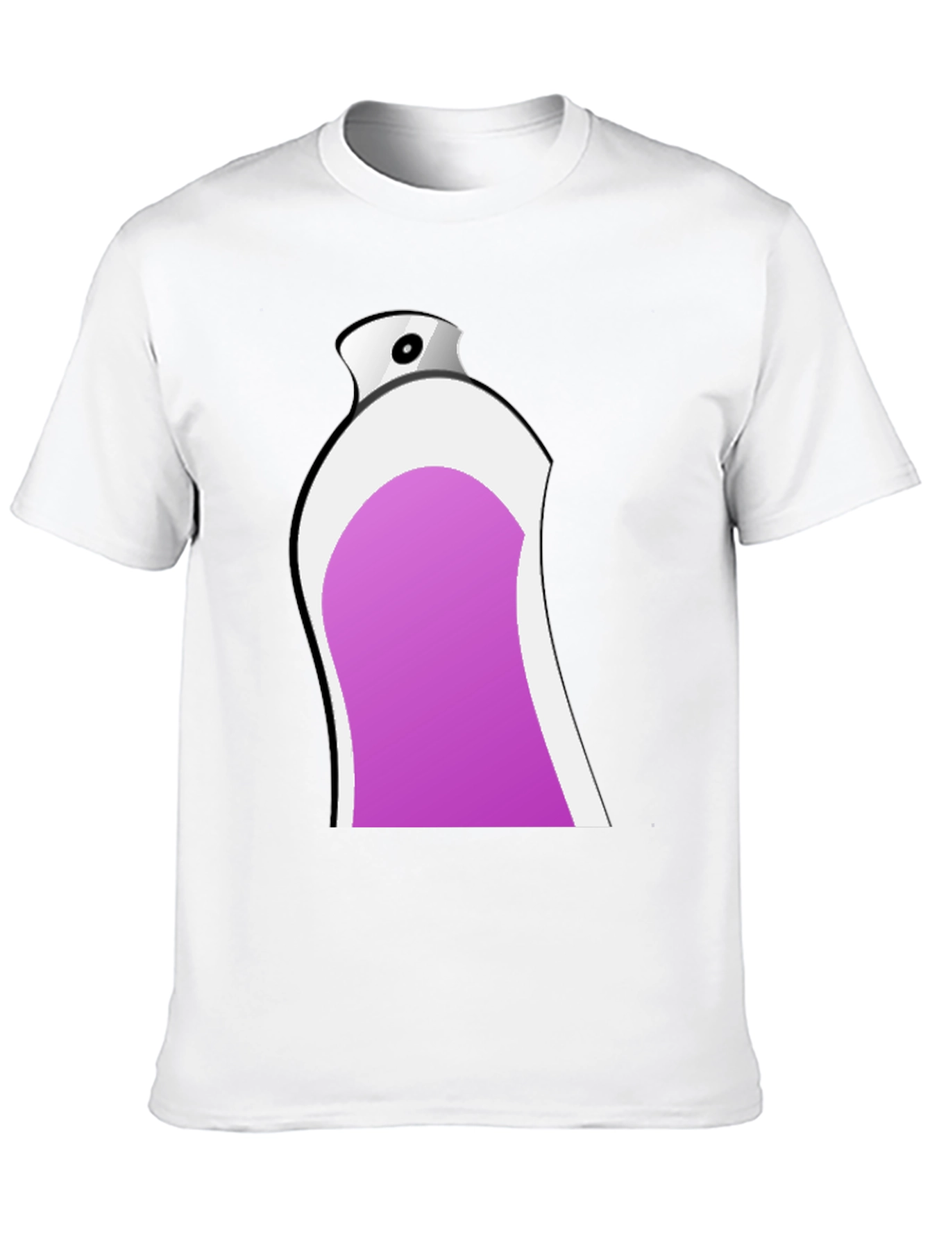 Spray Paint Can Graphic Black T-Shirt