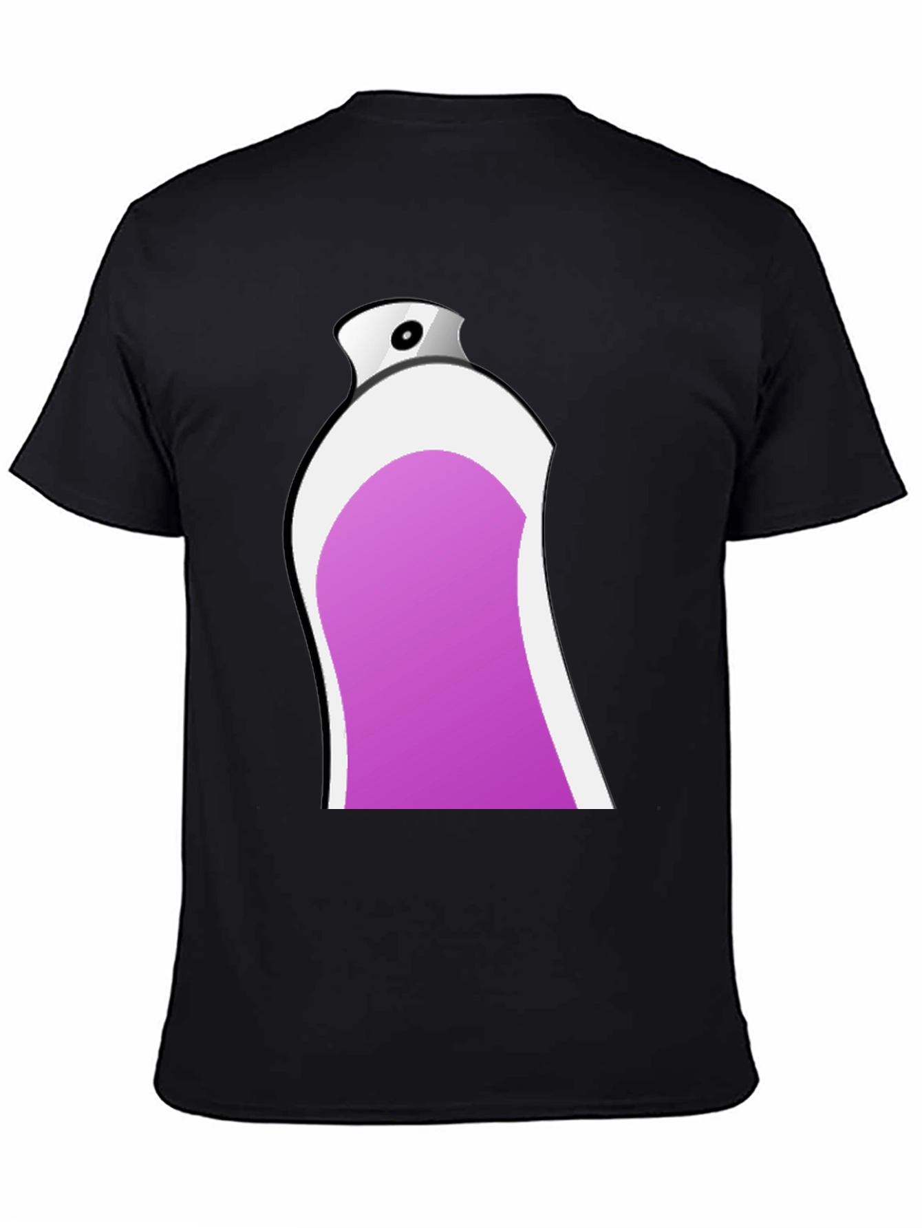 Spray Paint Can Graphic Black T-Shirt