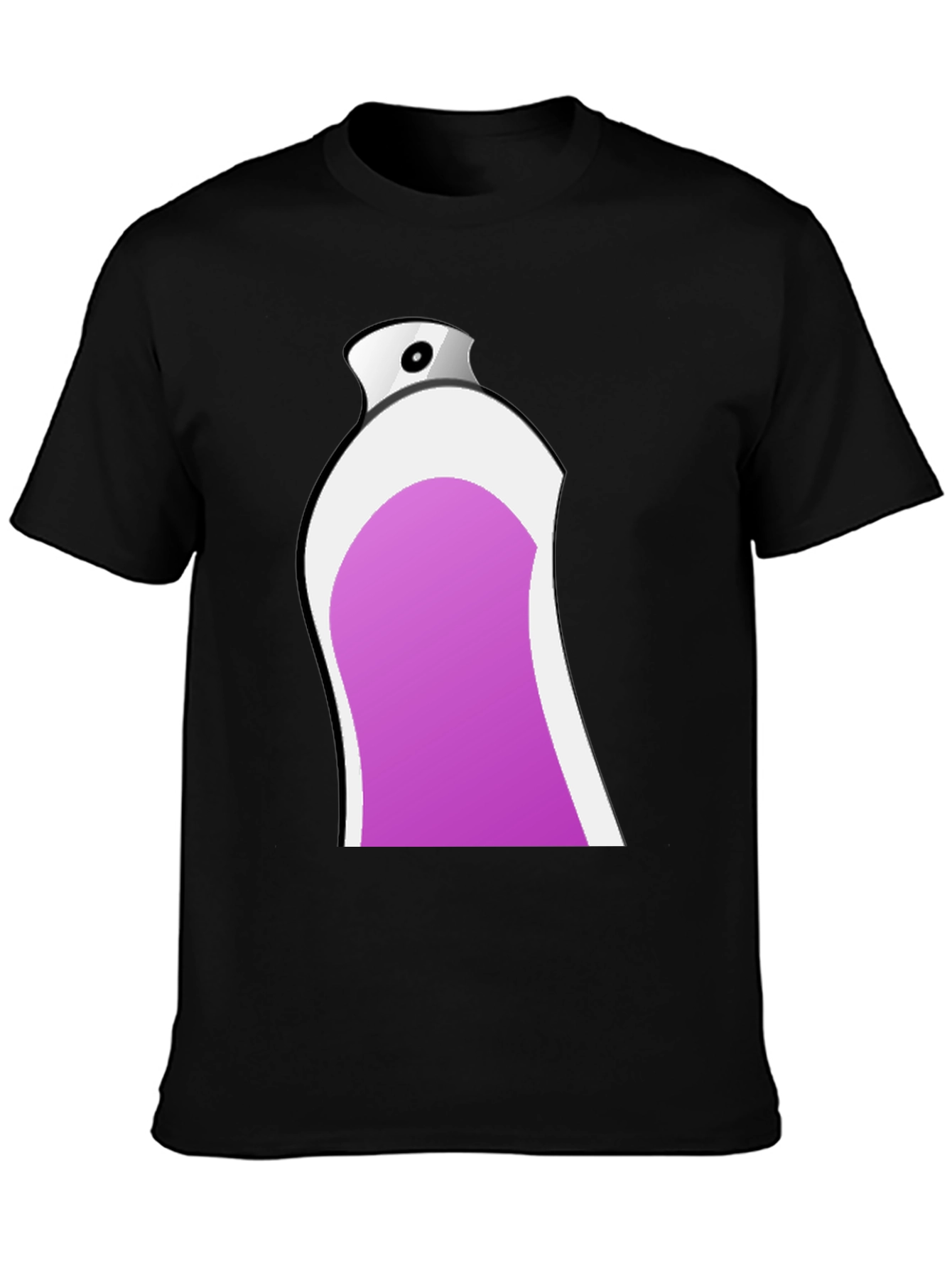 Spray Paint Can Graphic Black T-Shirt