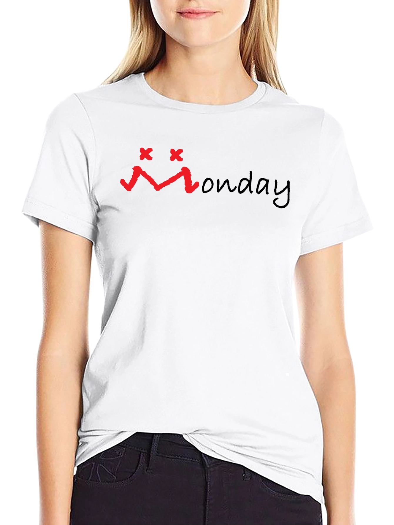 Monday Mood Black T-Shirt