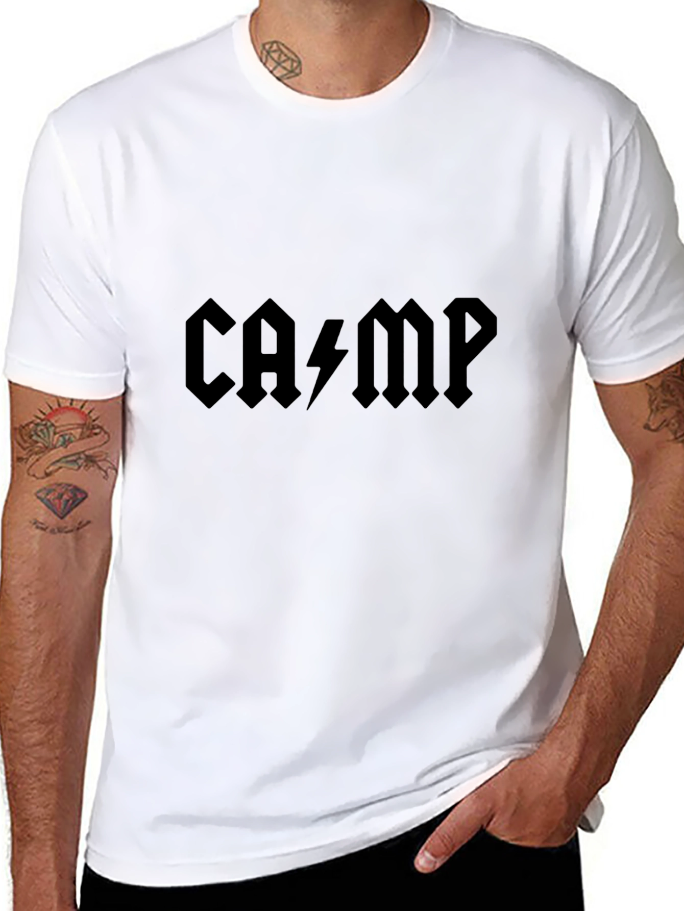 Camp T-Shirt - AC/DC Inspired Design