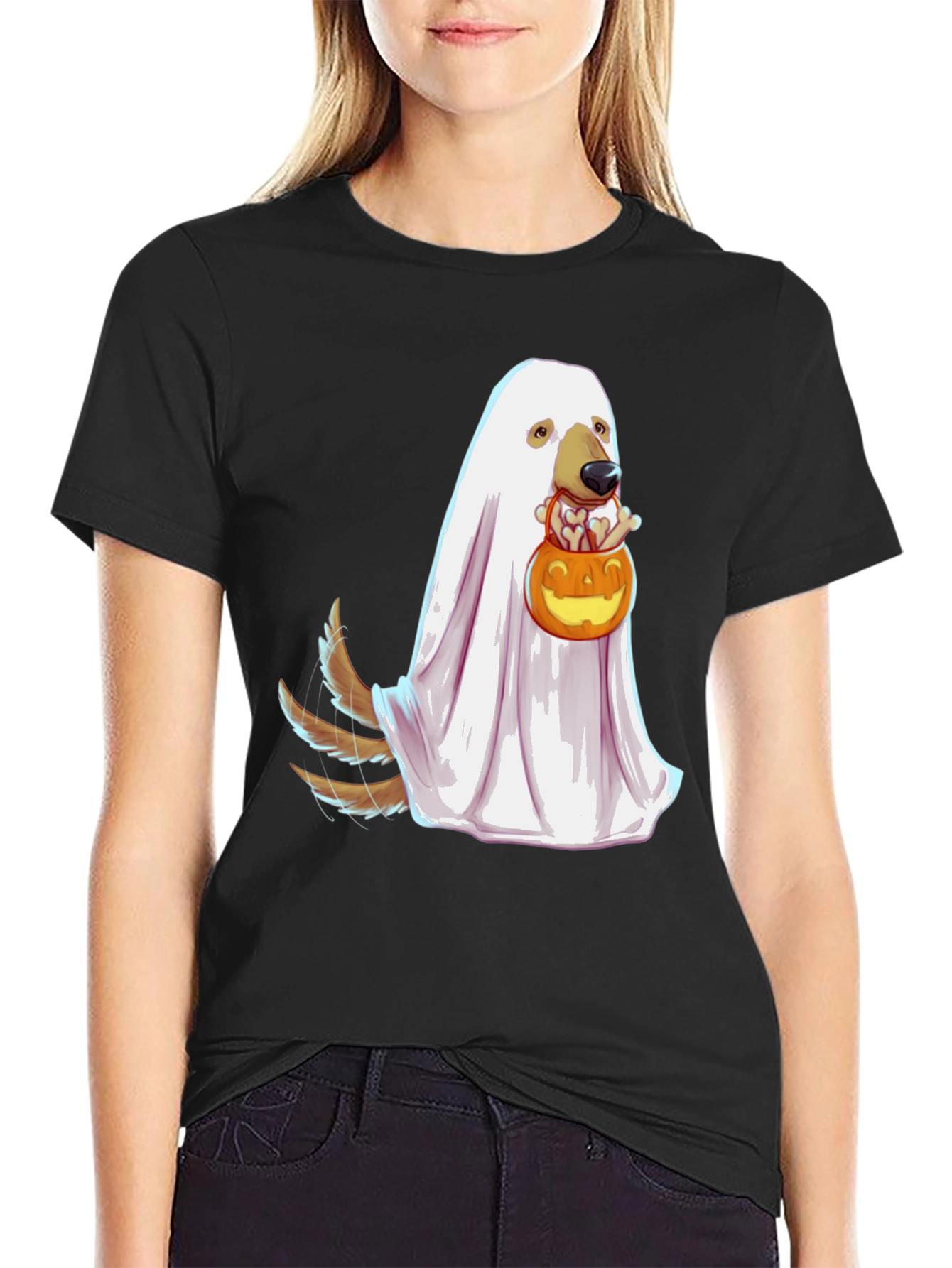 Ghost Dog Halloween T-Shirt