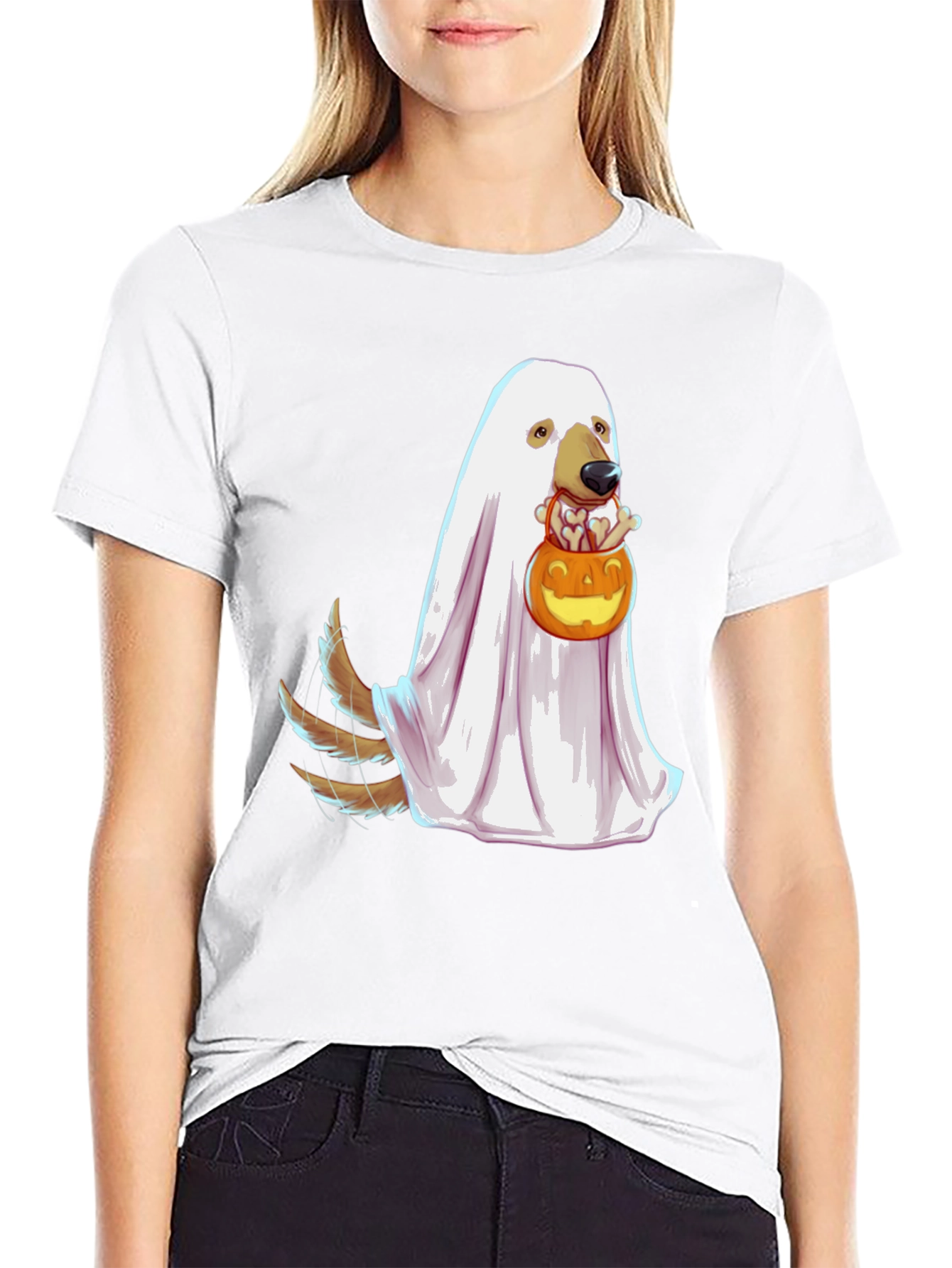 Ghost Dog Halloween T-Shirt