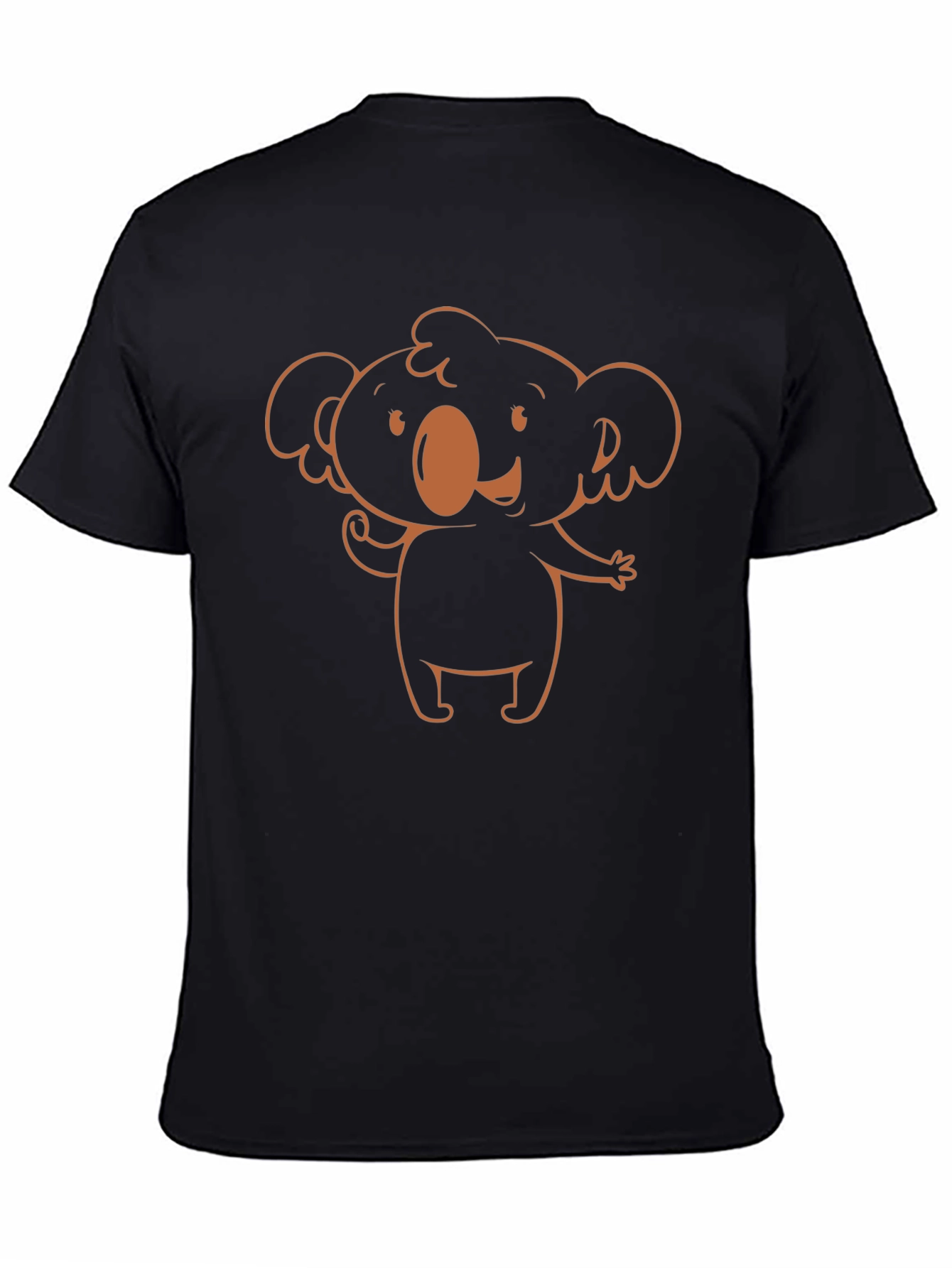 Cute Koala Graphic Tee - Black Unisex Shirt