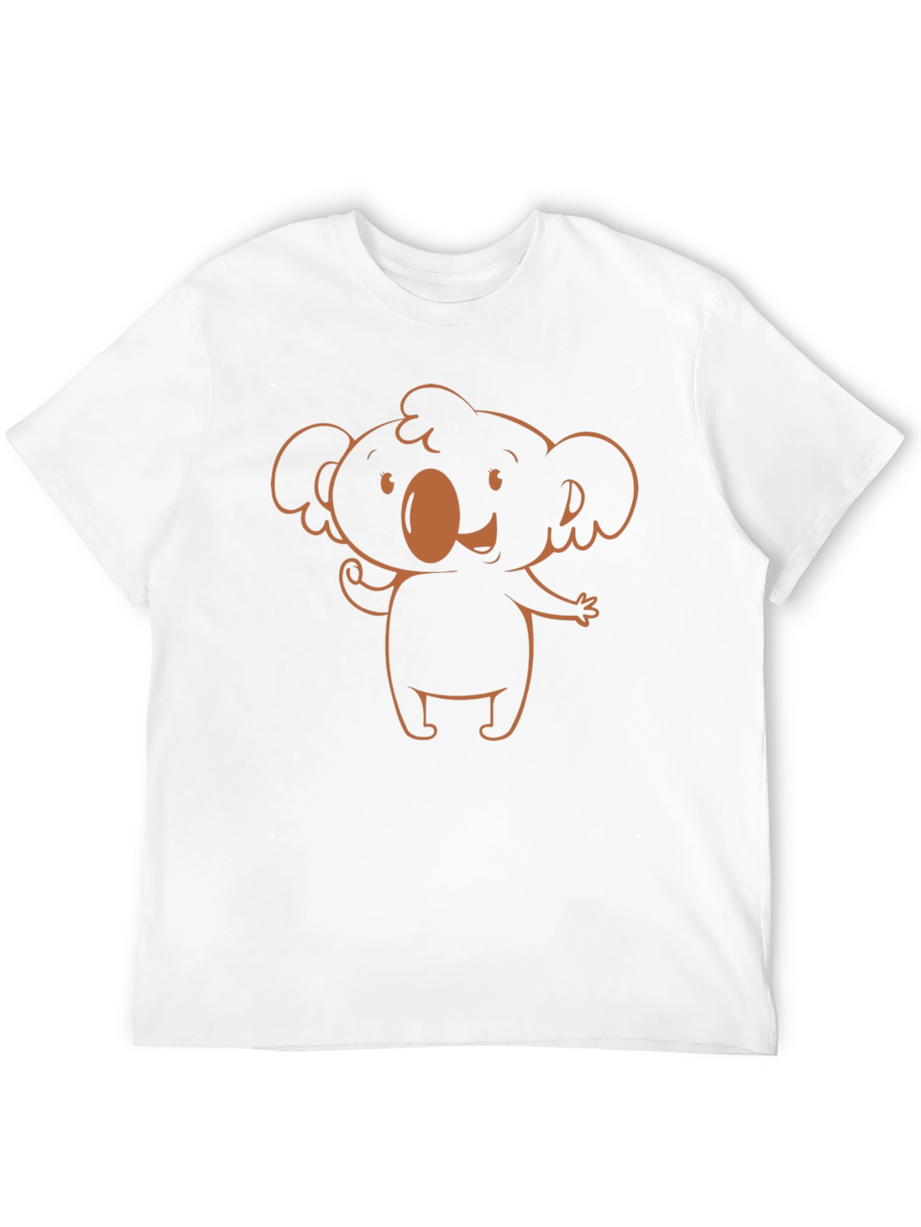Cute Koala Graphic Tee - Black Unisex Shirt