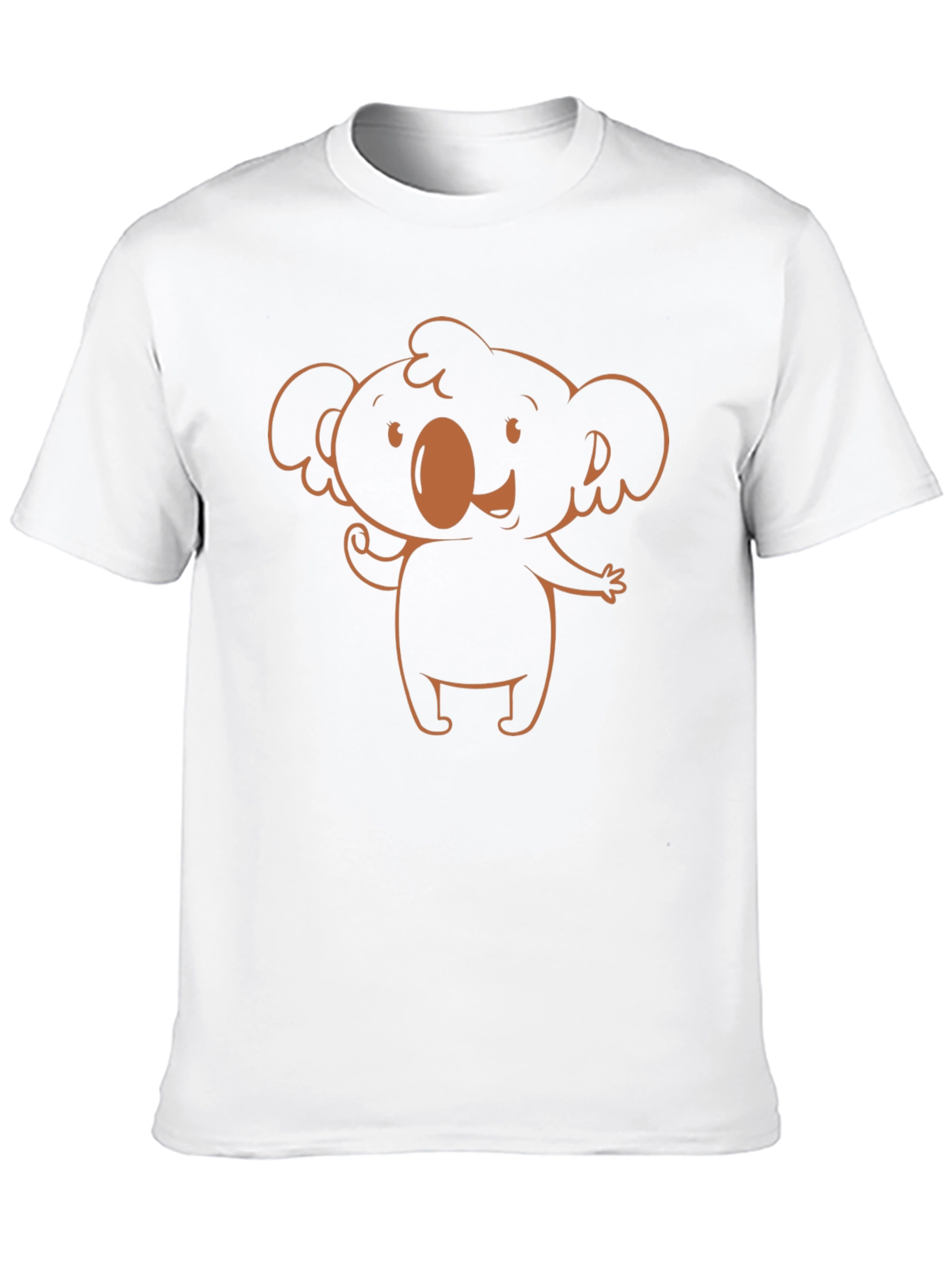 Cute Koala Graphic Tee - Black Unisex Shirt