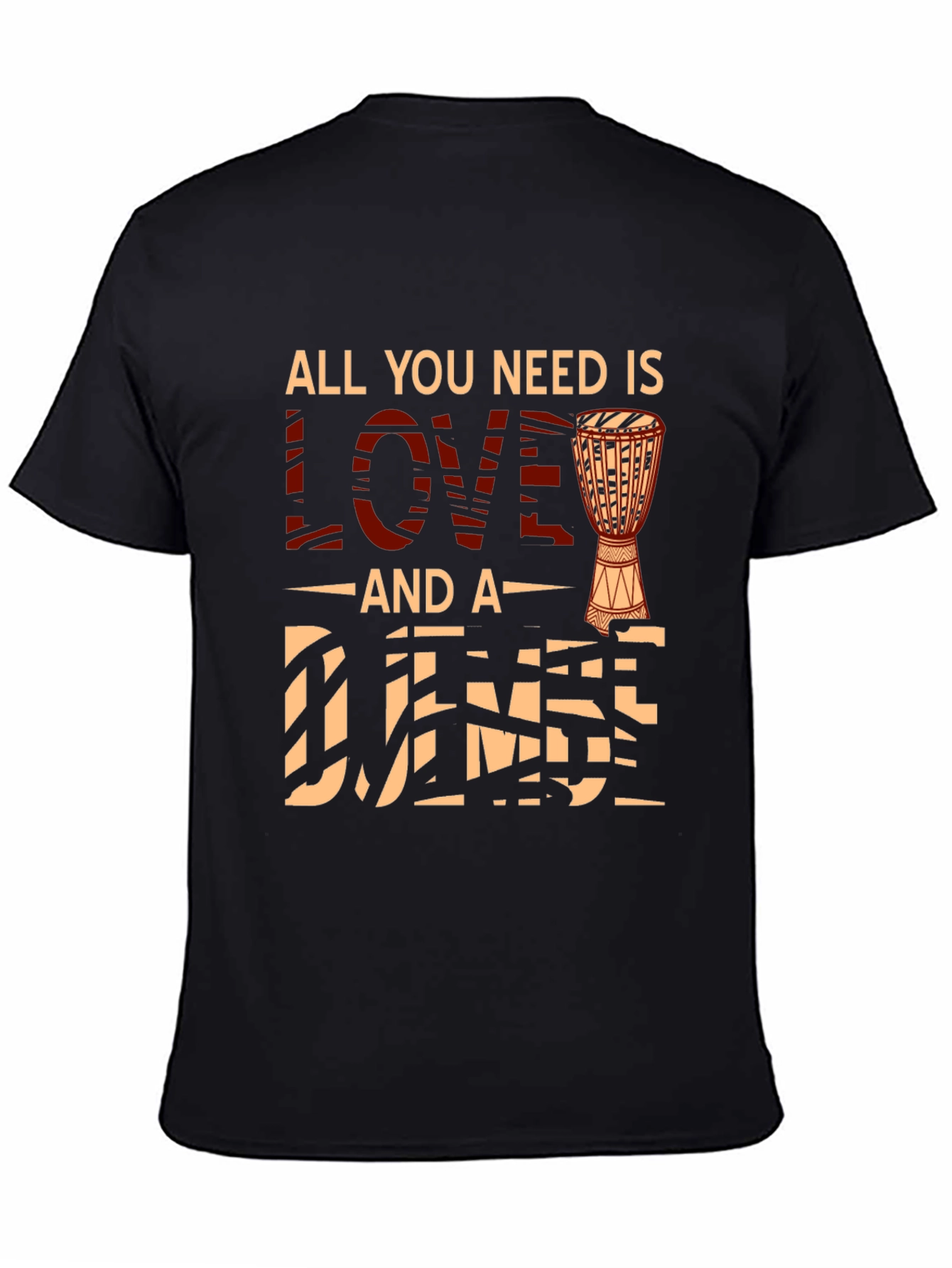 Love and Djembe T-Shirt - Musician Tee