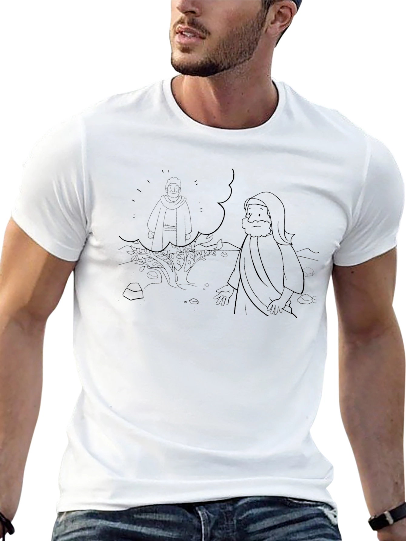 Moses and the Burning Bush T-Shirt