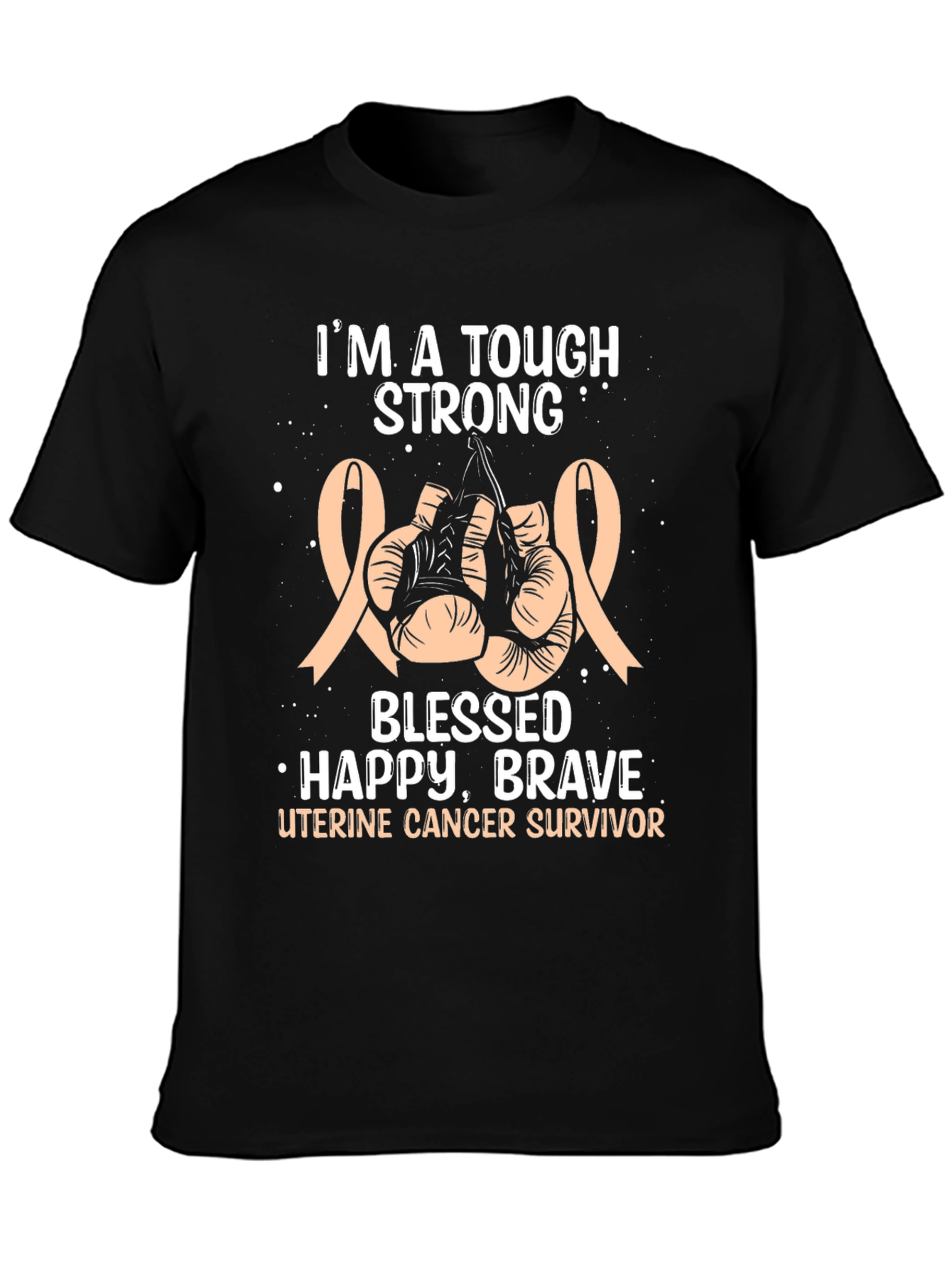 Uterine Cancer Survivor Boxing T-Shirt