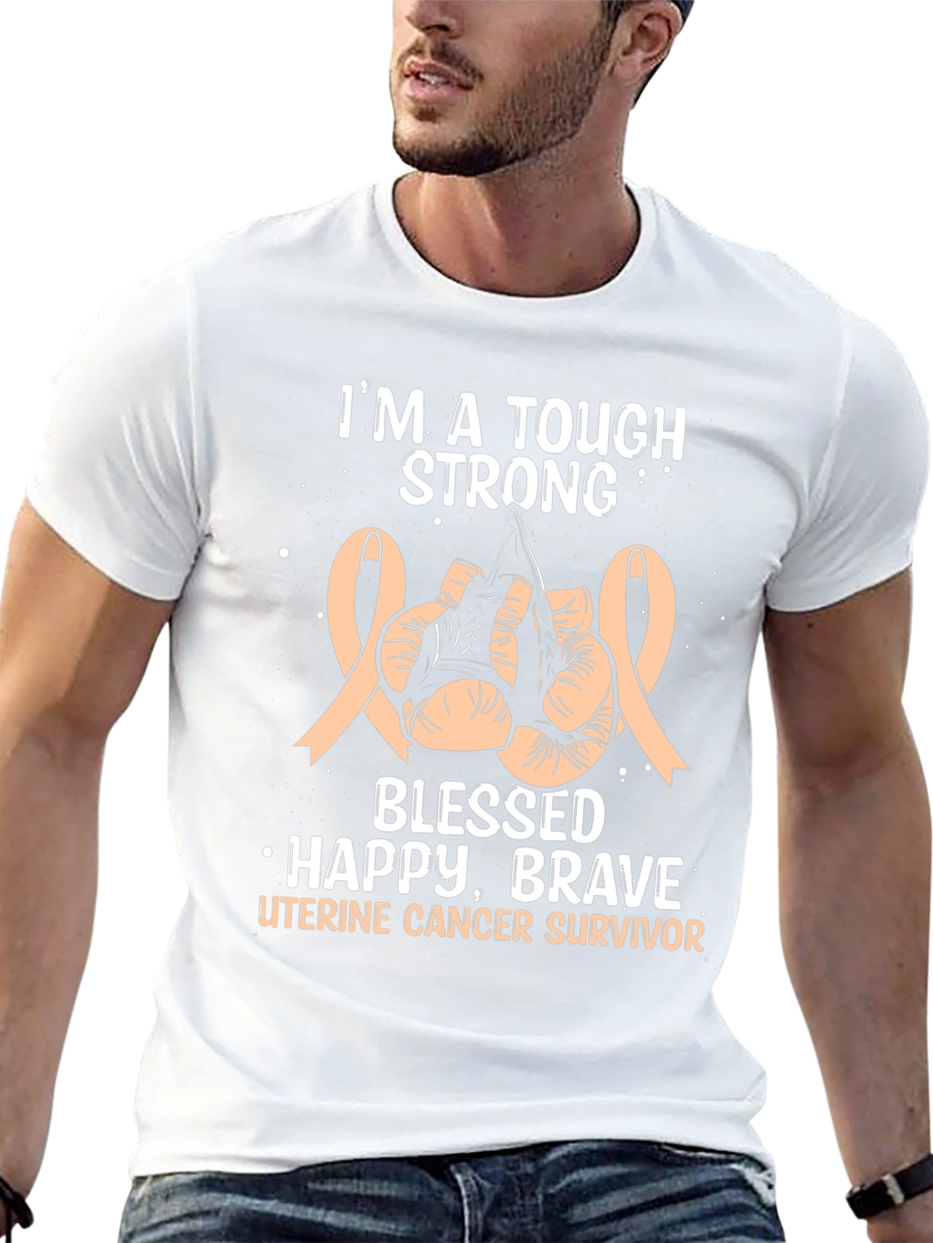 Uterine Cancer Survivor Boxing T-Shirt