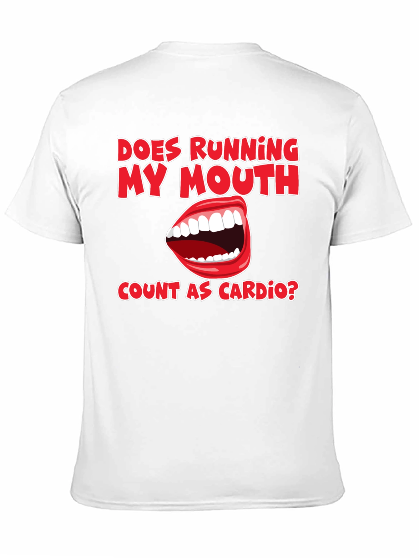 Funny Running My Mouth Cardio T-Shirt