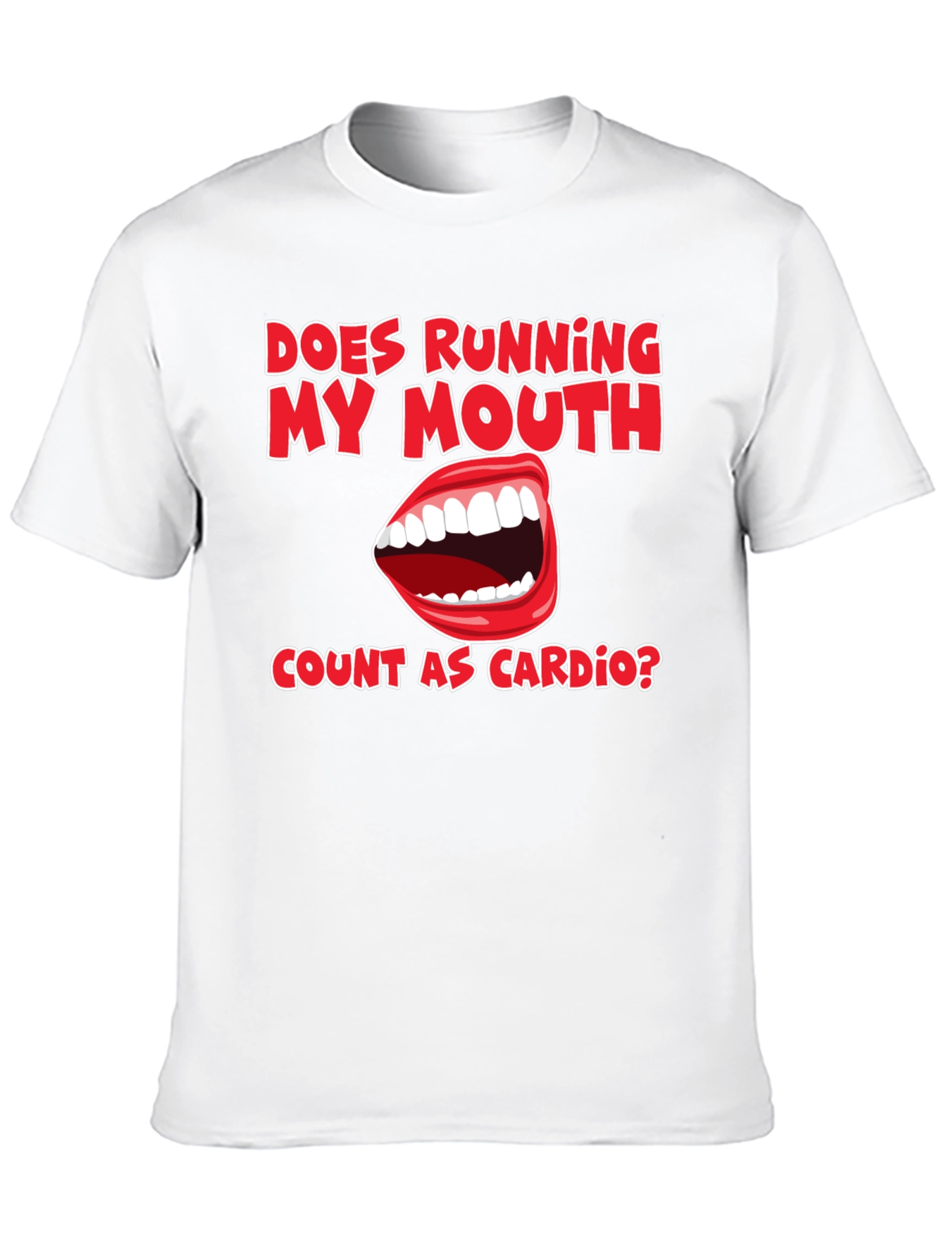 Funny Running My Mouth Cardio T-Shirt