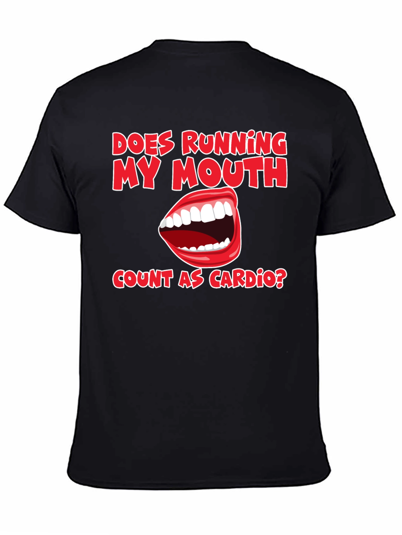 Funny Running My Mouth Cardio T-Shirt