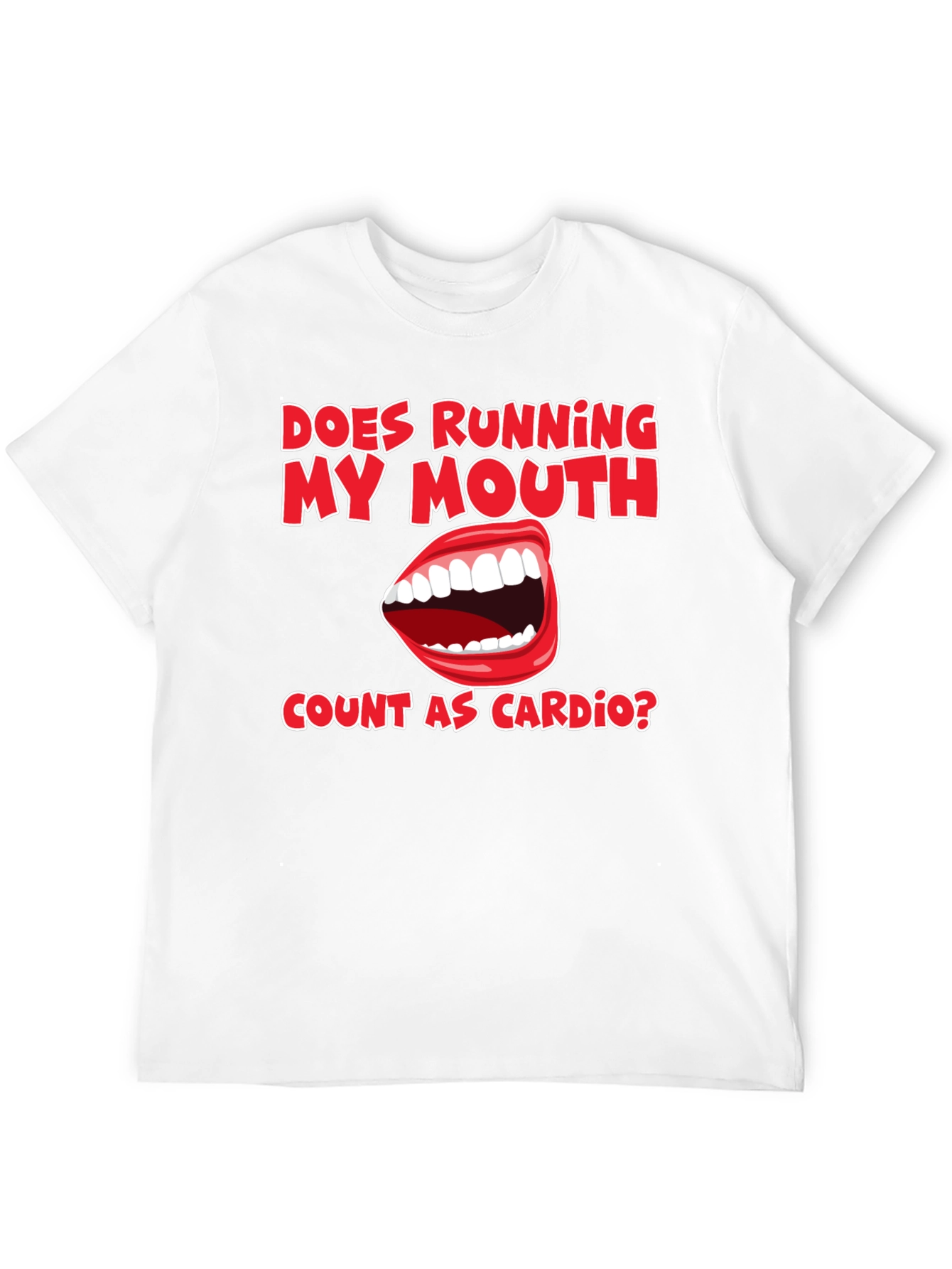 Funny Running My Mouth Cardio T-Shirt