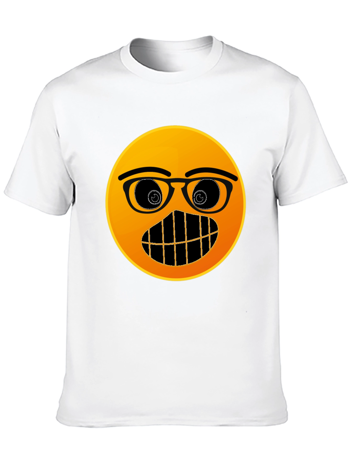 Emoji Nerd T-Shirt - Black