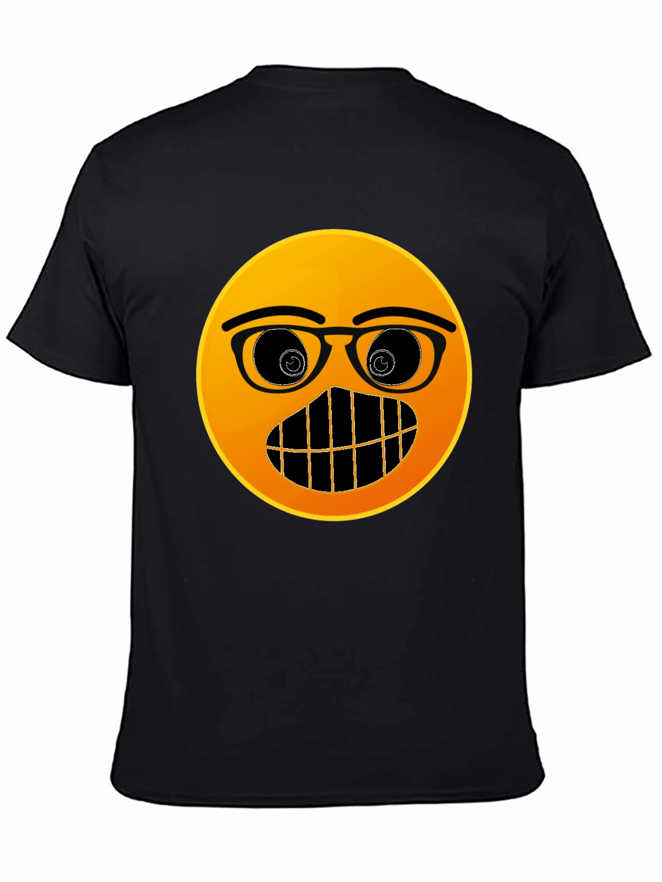 Emoji Nerd T-Shirt - Black