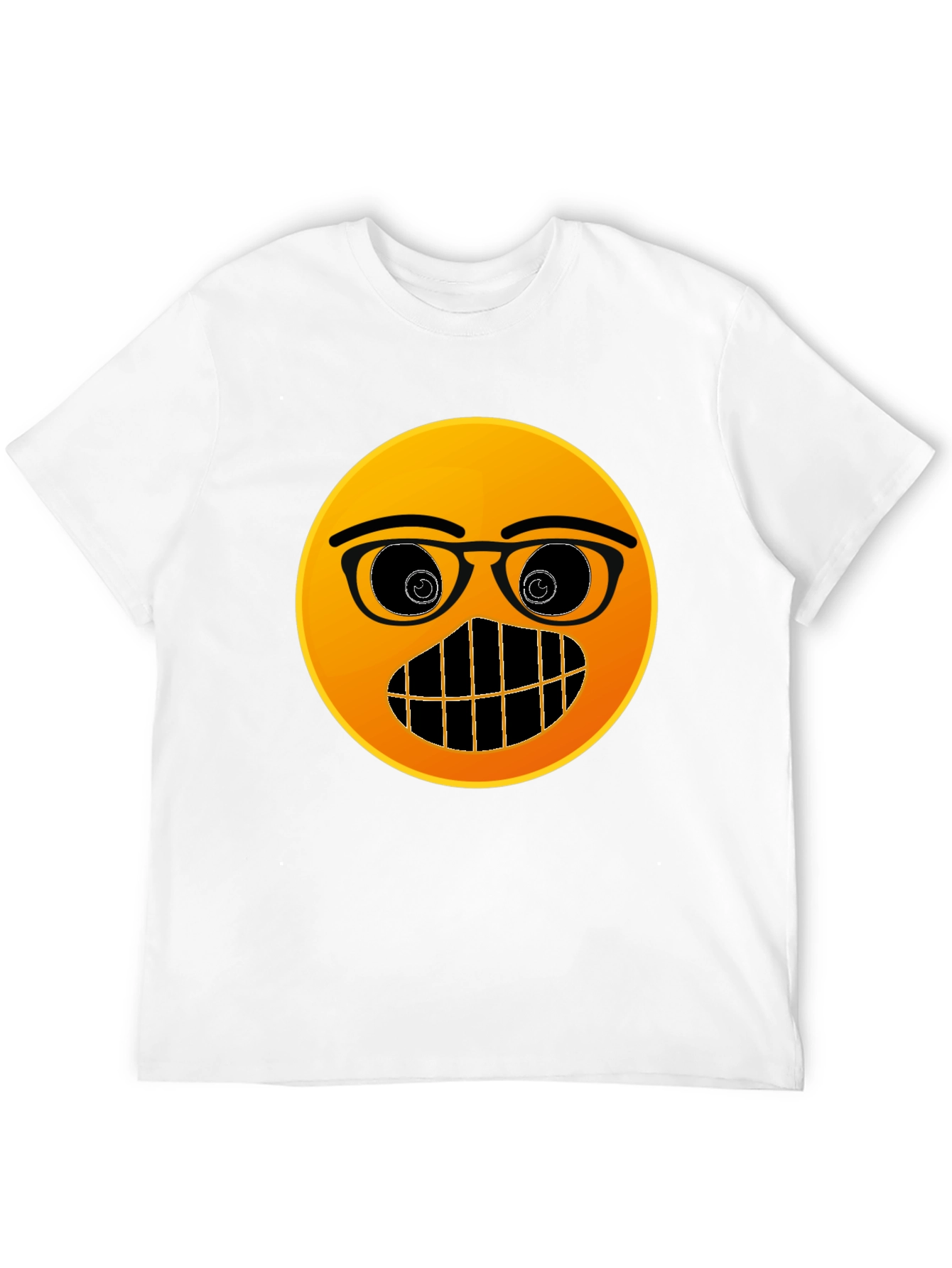 Emoji Nerd T-Shirt - Black