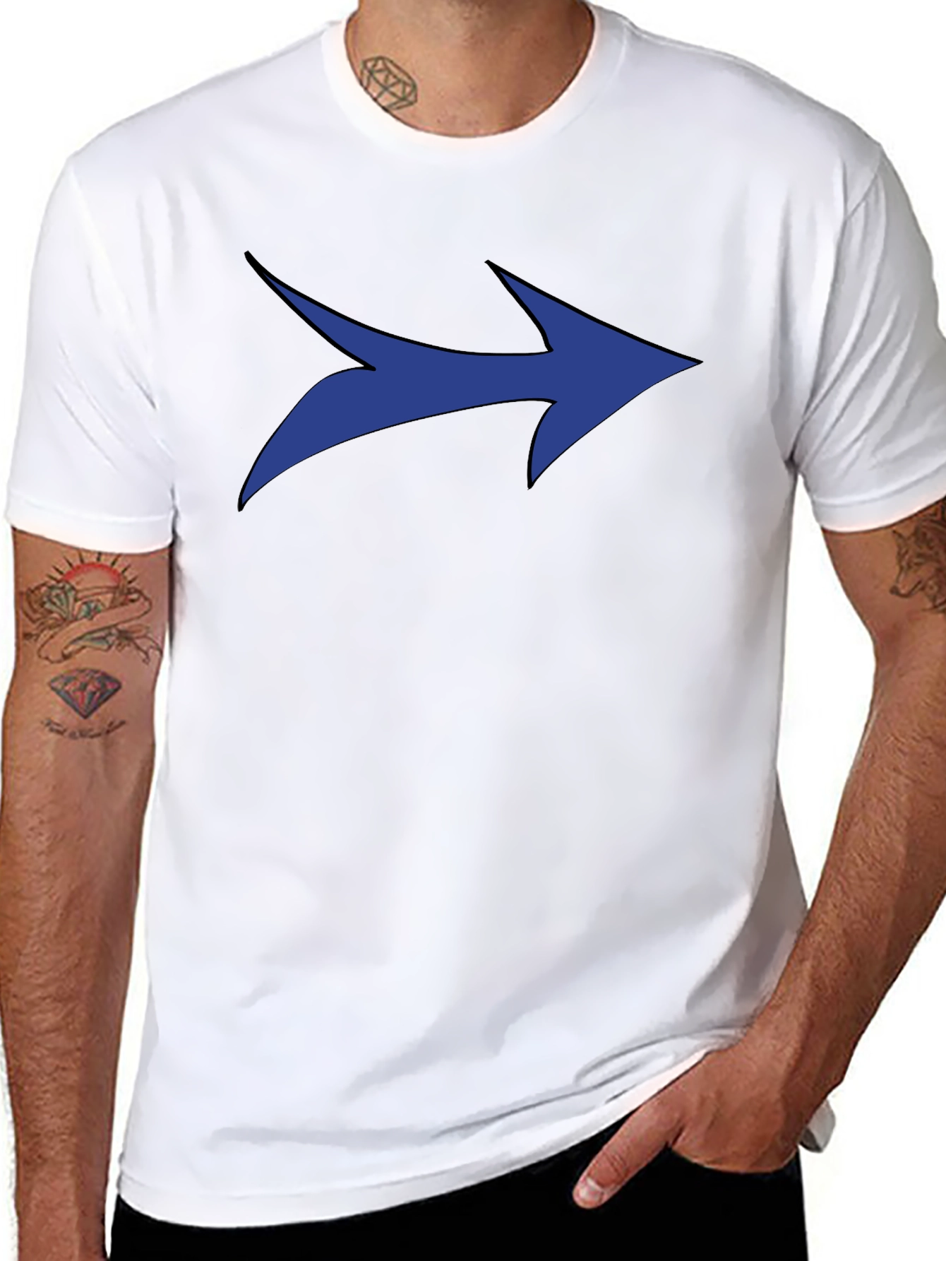 Arrow Graphic Tee - Modern Design