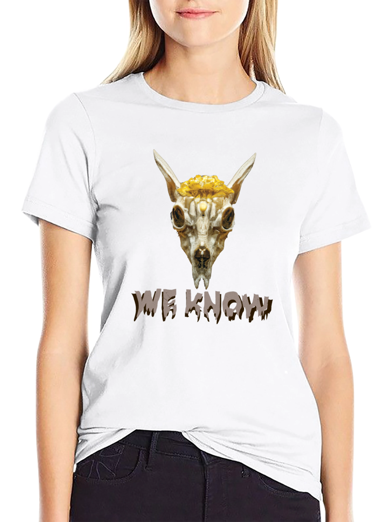 Creepy Skull Tee - We Know T-Shirt