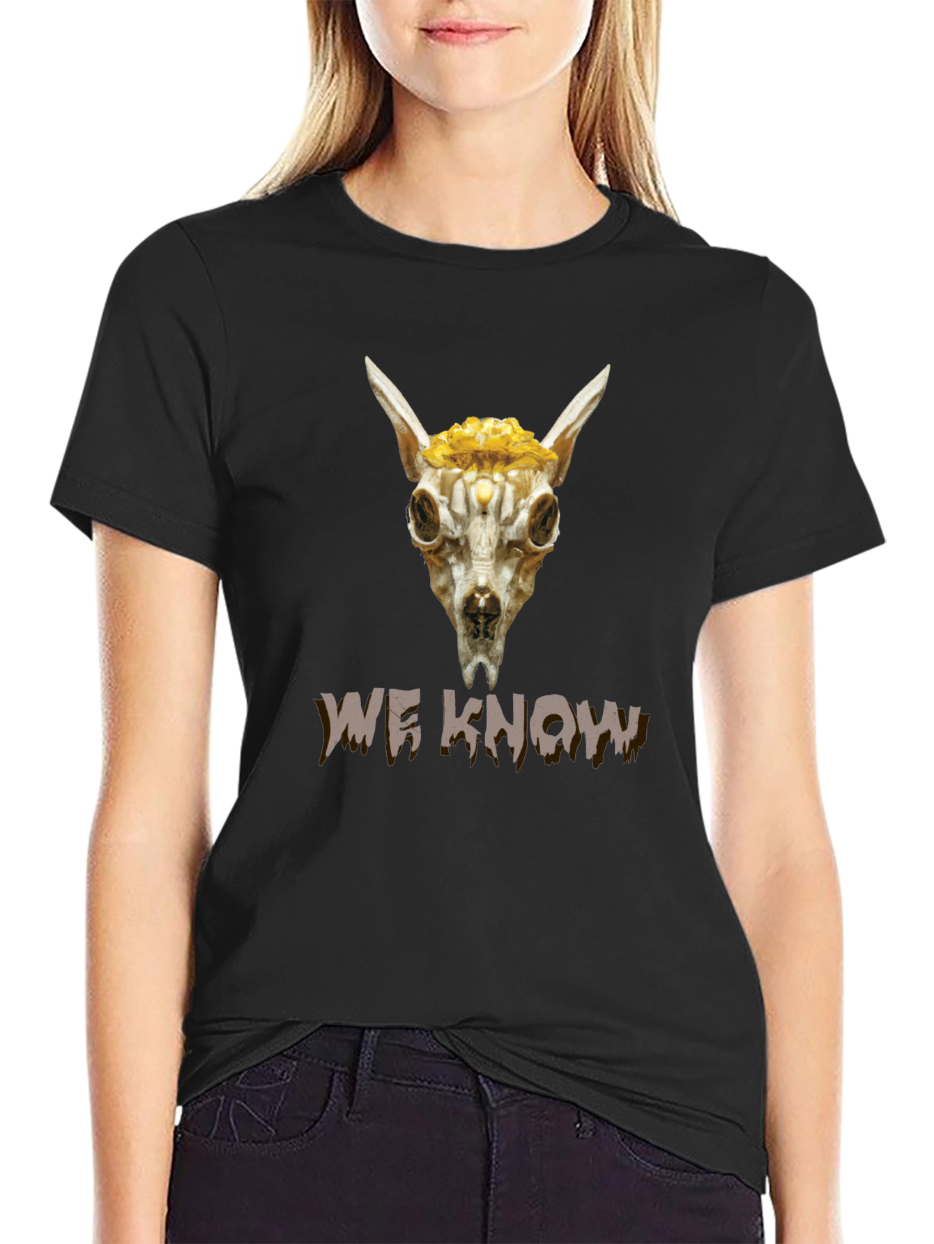 Creepy Skull Tee - We Know T-Shirt