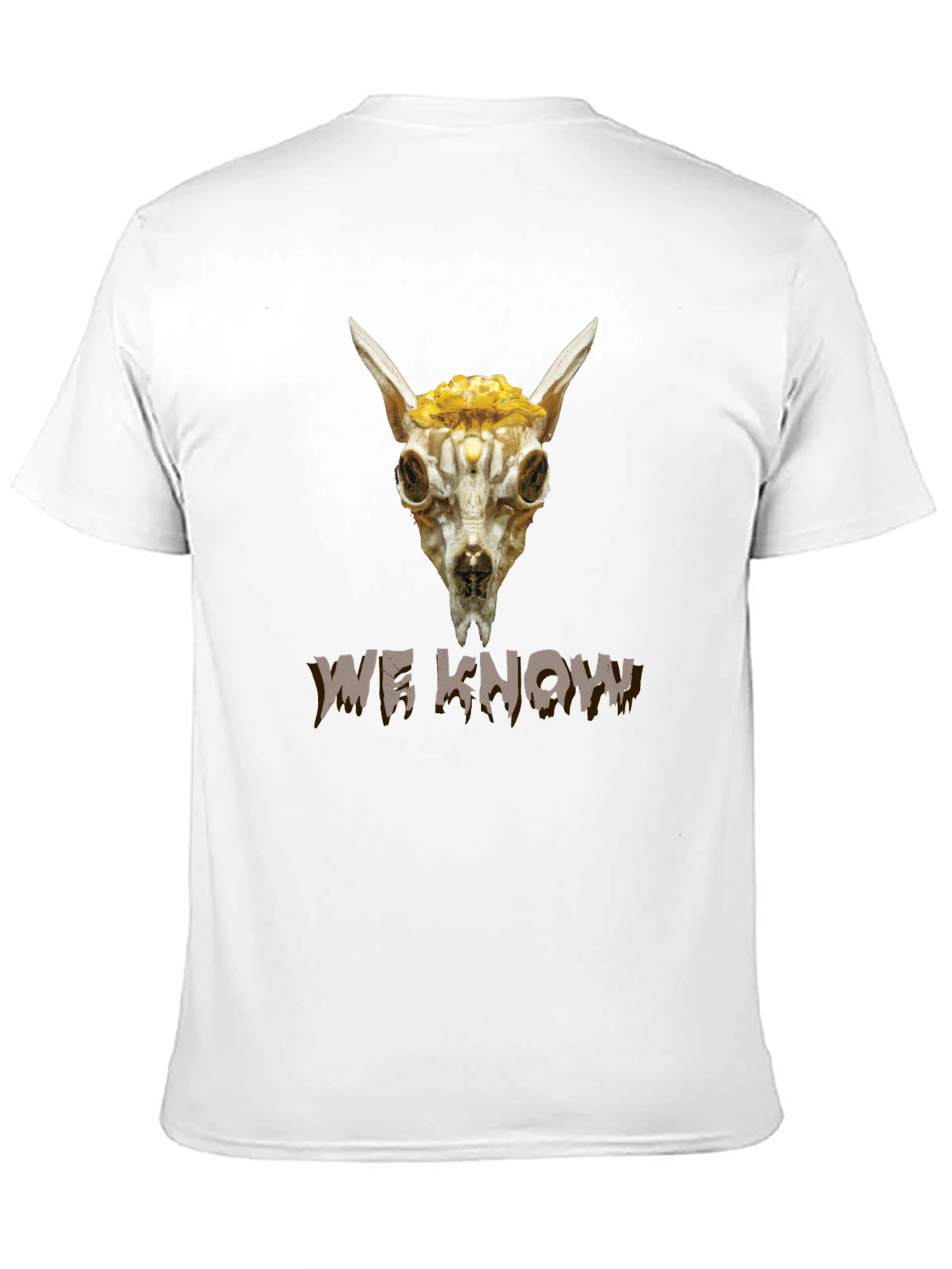 Creepy Skull Tee - We Know T-Shirt