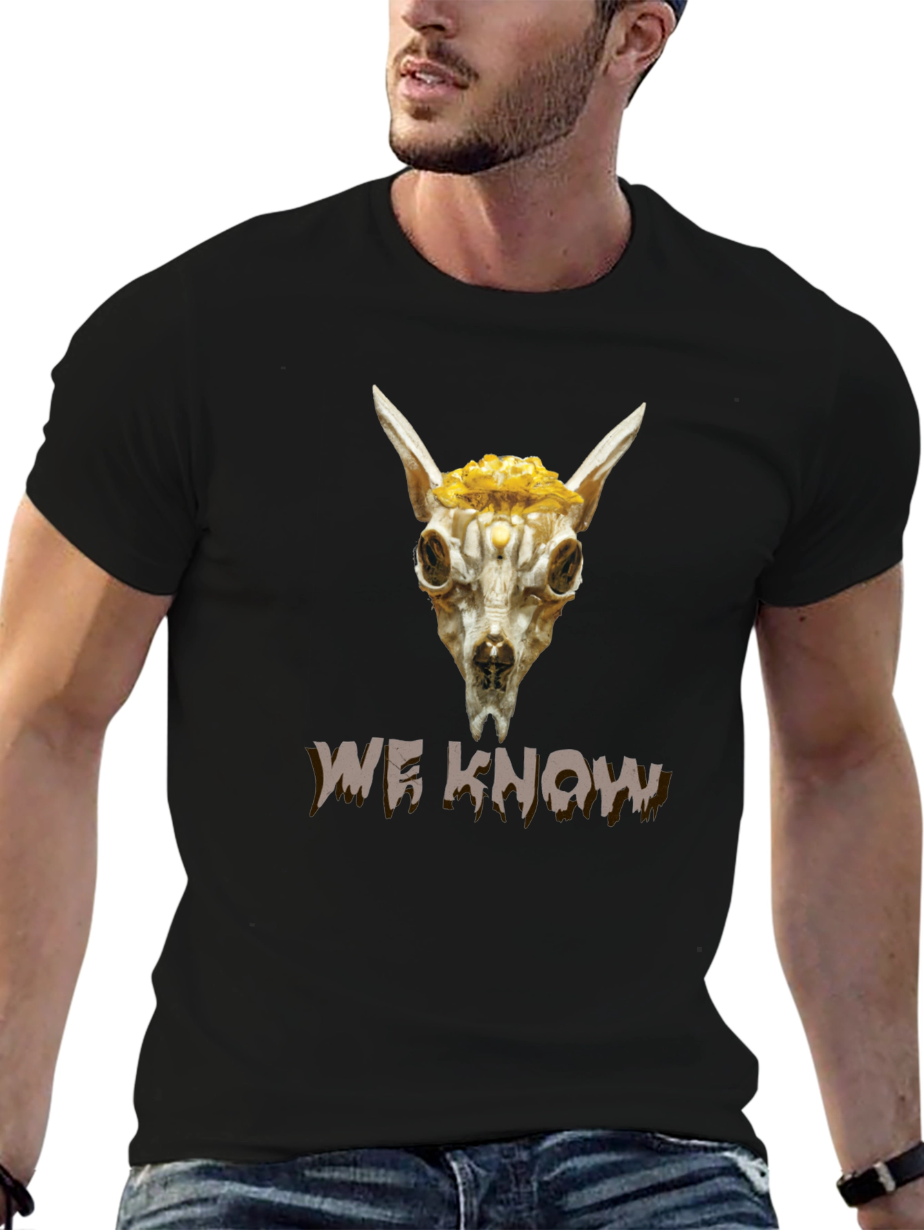 Creepy Skull Tee - We Know T-Shirt