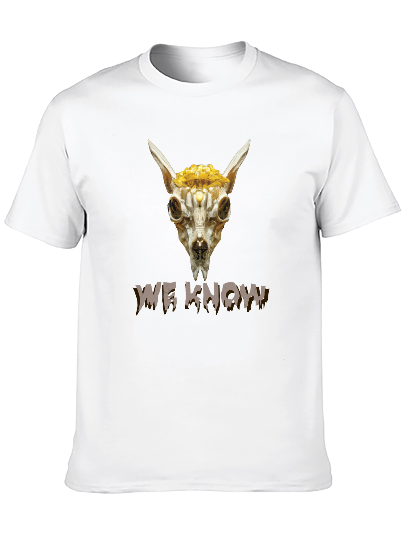 Creepy Skull Tee - We Know T-Shirt