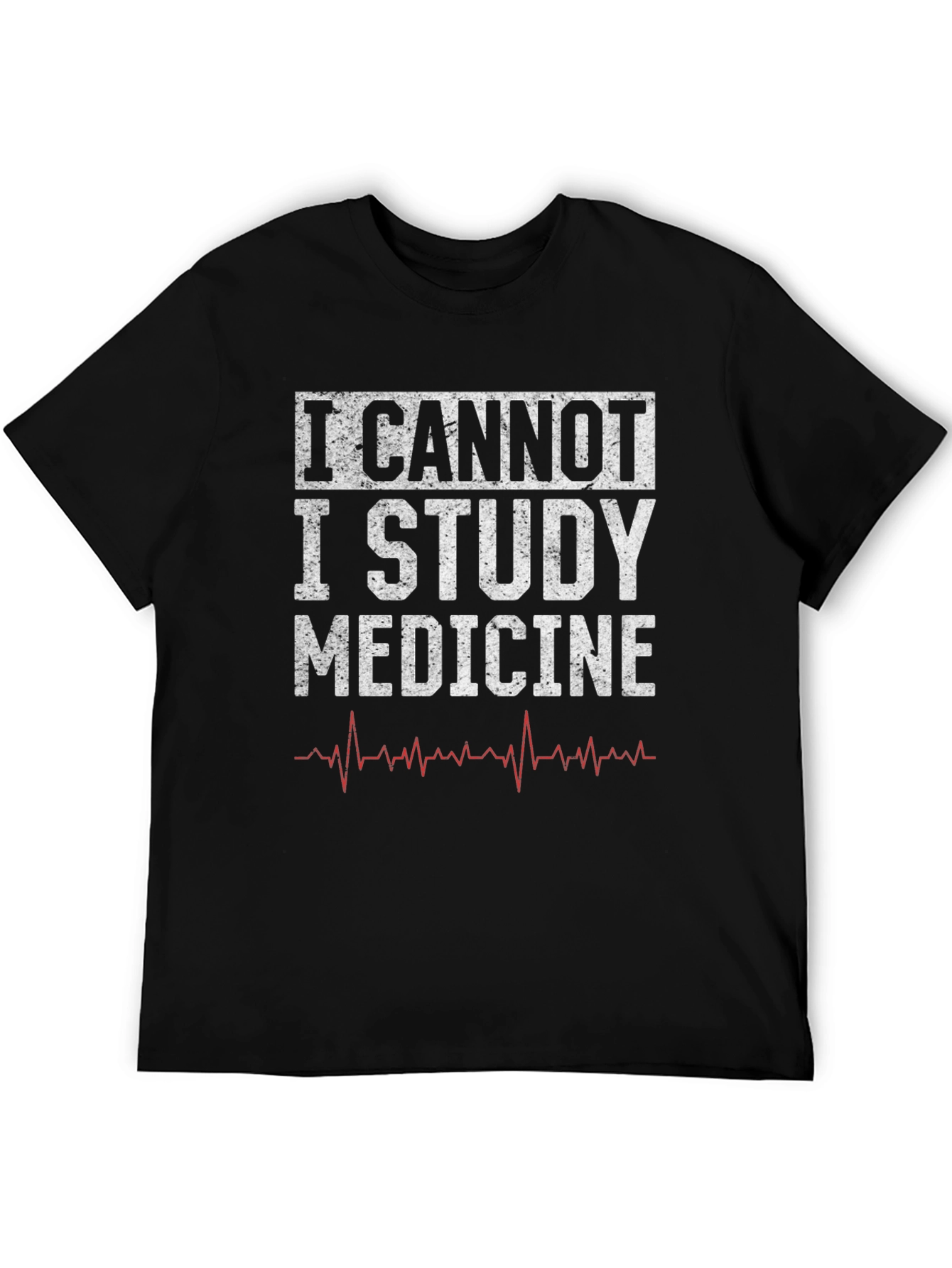Study Medicine Graphic Tee - Black
