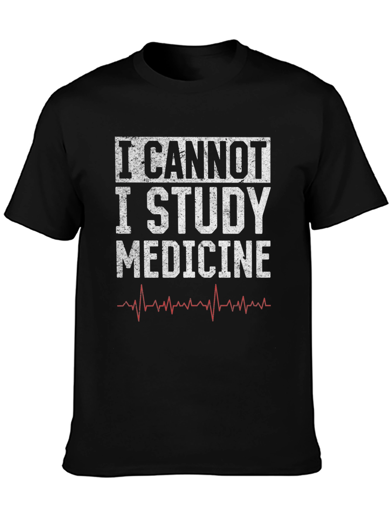 Study Medicine Graphic Tee - Black
