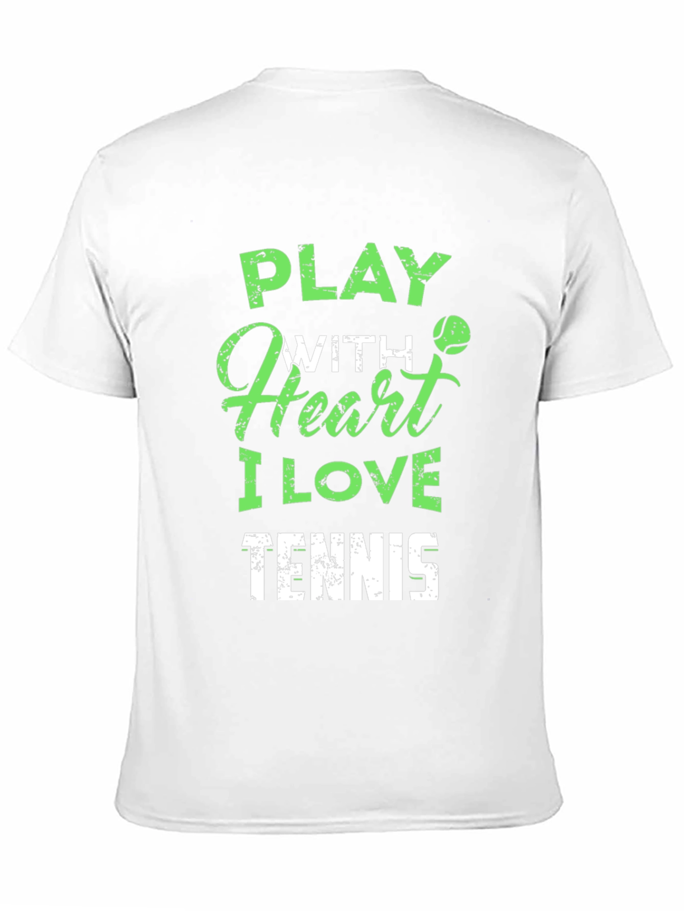 Play With Heart Tennis Graphic T-Shirt