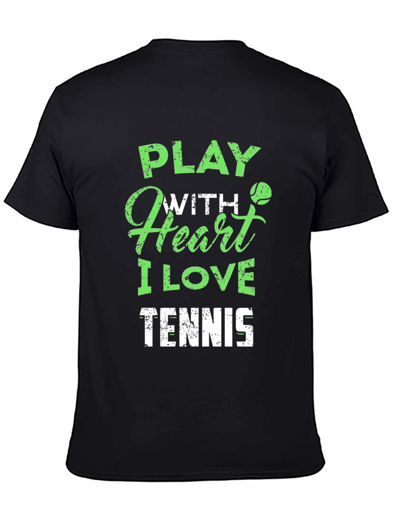 Play With Heart Tennis Graphic T-Shirt