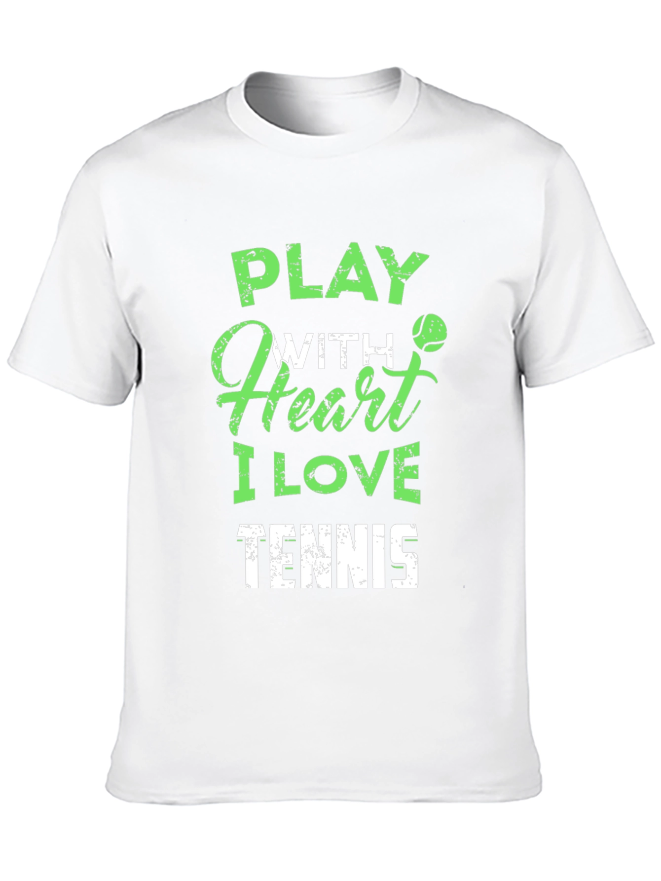 Play With Heart Tennis Graphic T-Shirt