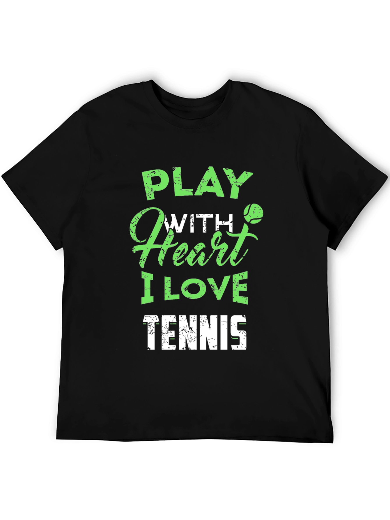 Play With Heart Tennis Graphic T-Shirt
