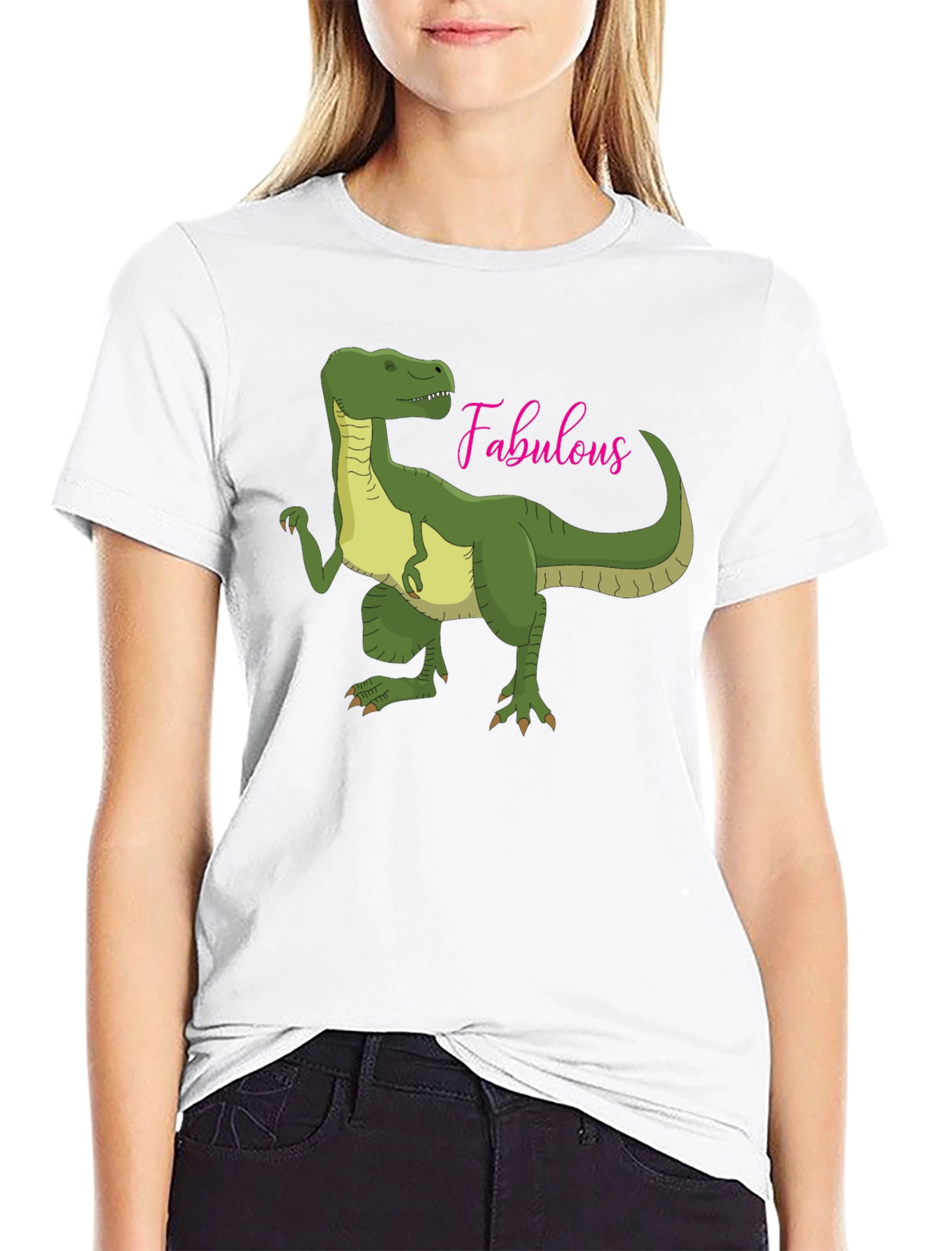 Fabulous Dinosaur Graphic T-Shirt