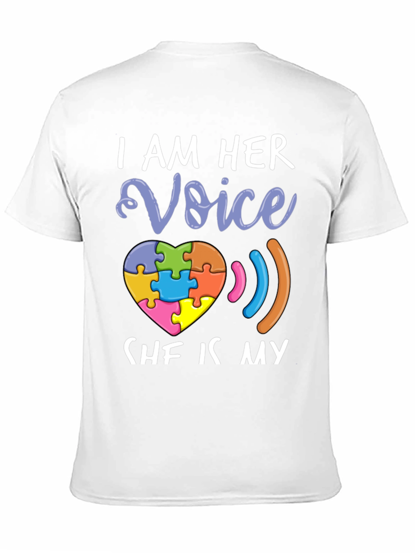 I Am Her Voice Autism Awareness T-Shirt