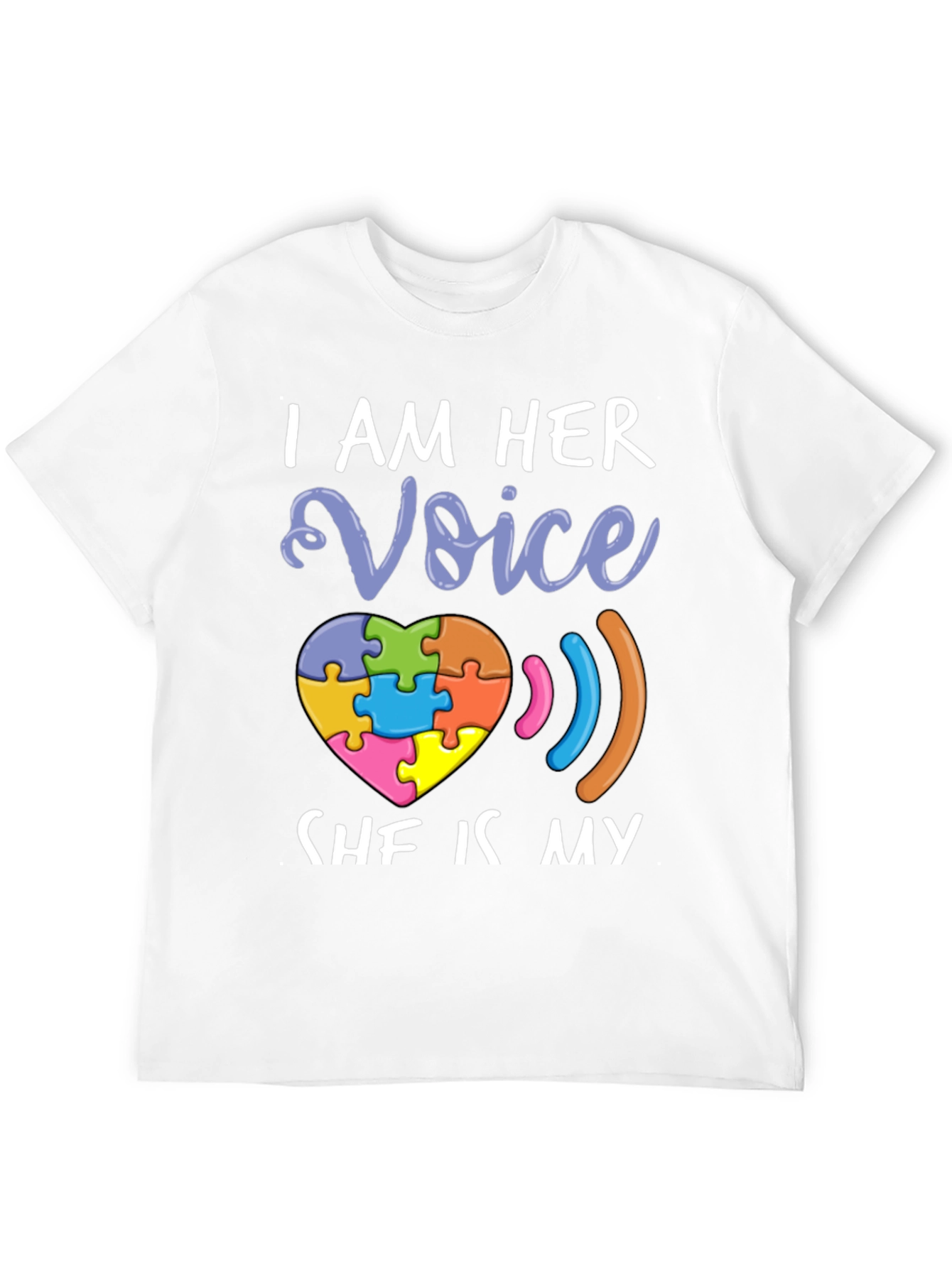 I Am Her Voice Autism Awareness T-Shirt