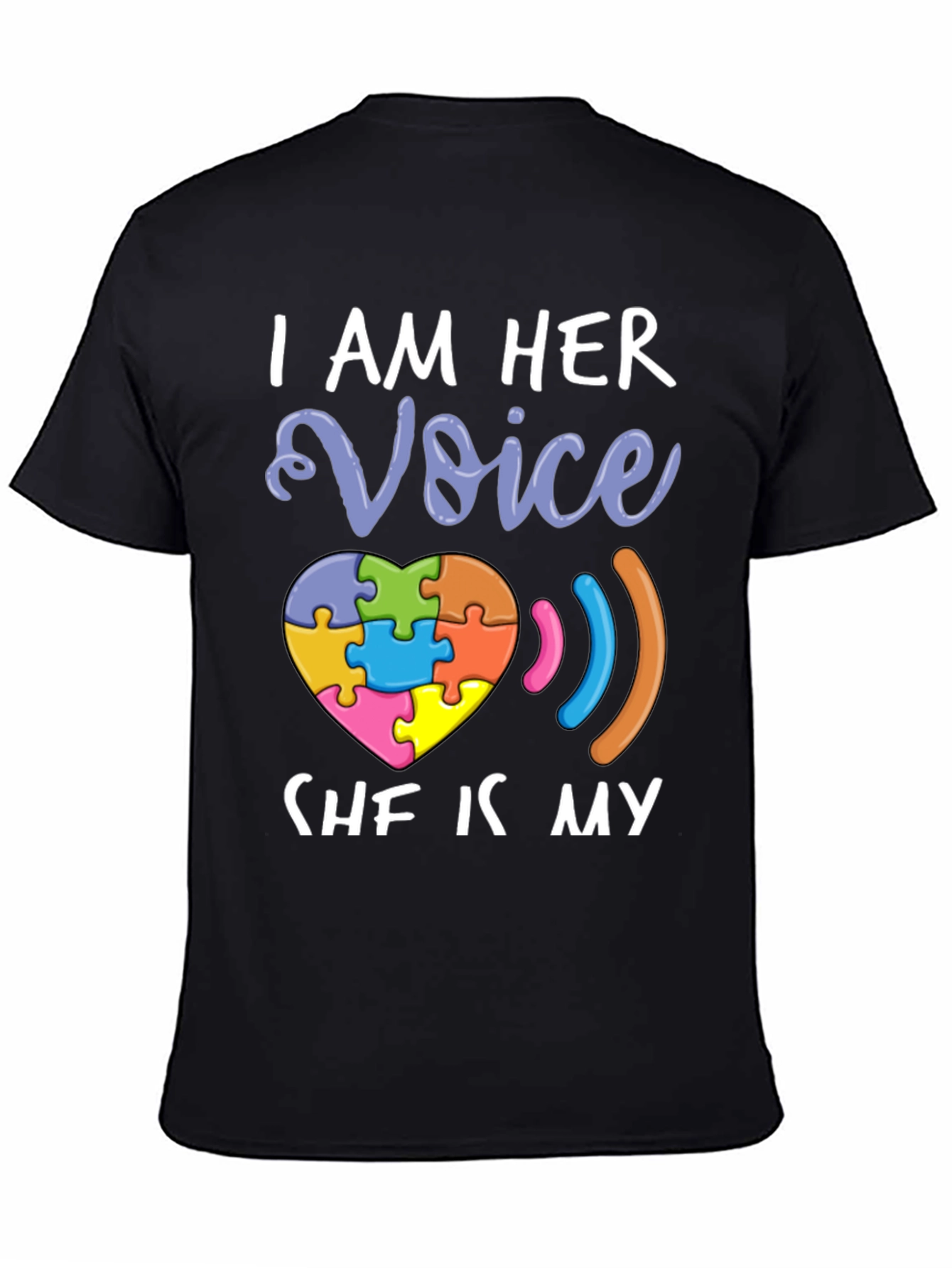 I Am Her Voice Autism Awareness T-Shirt