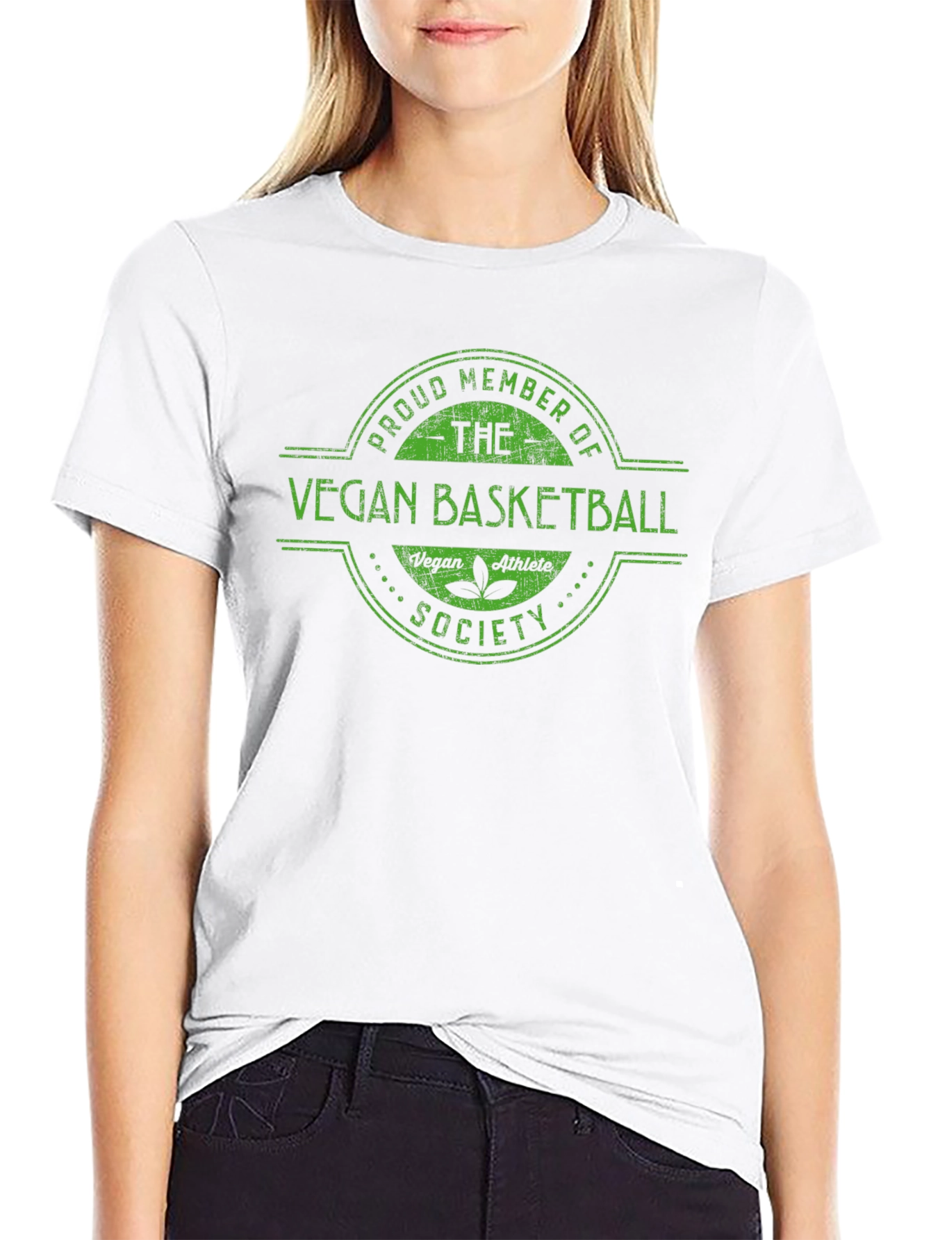 Vegan Basketball Society Graphic T-Shirt