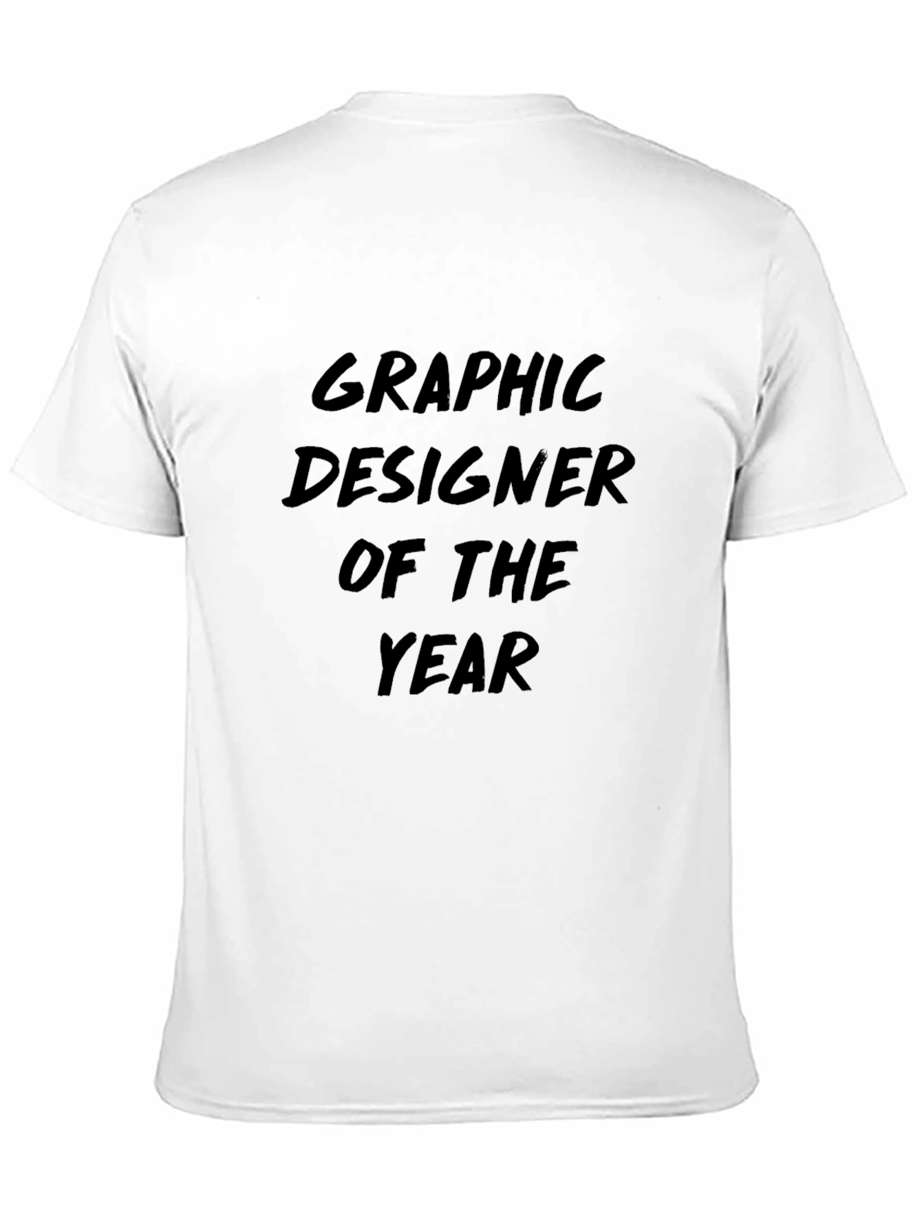 Graphic Designer of The Year Black T-Shirt