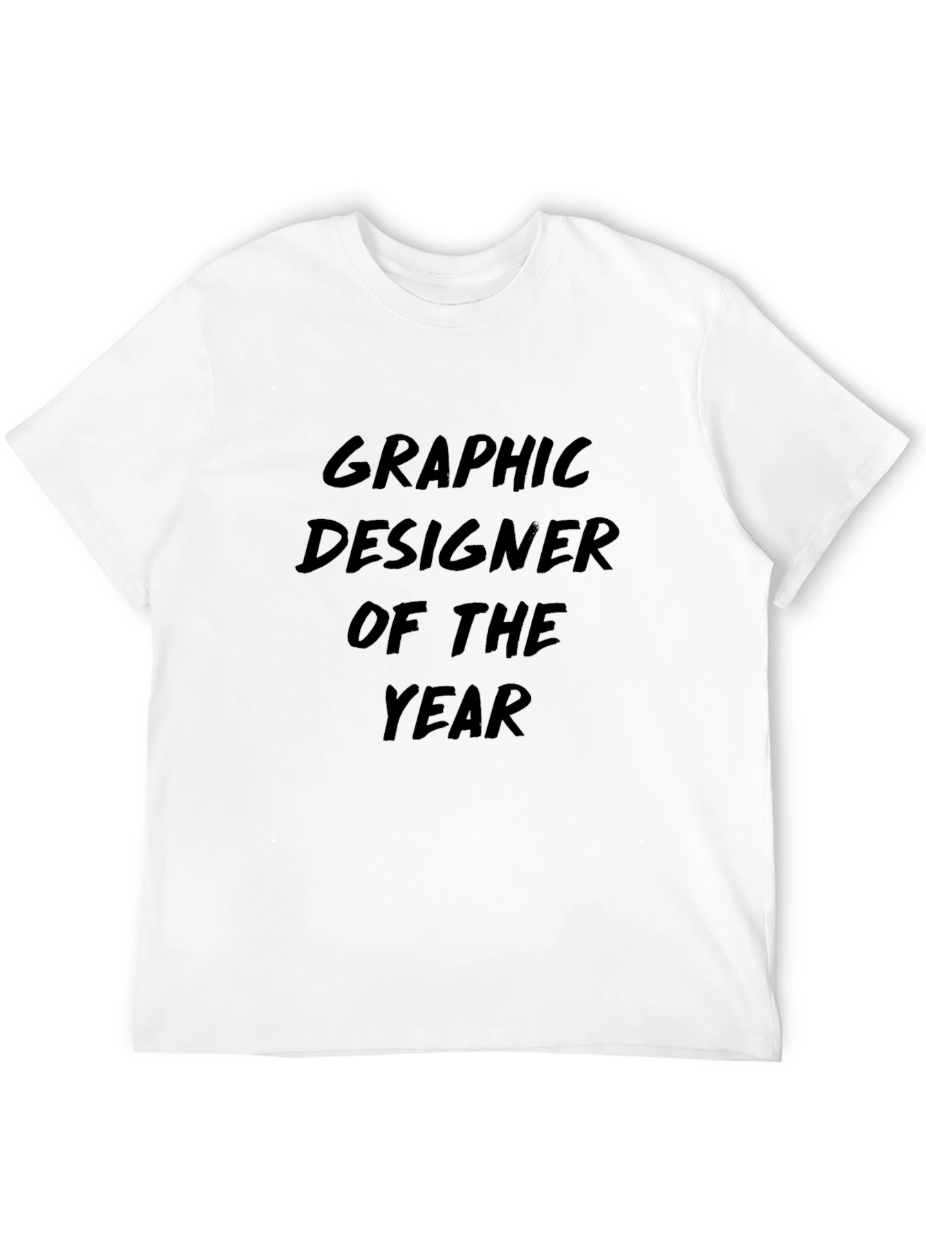 Graphic Designer of The Year Black T-Shirt