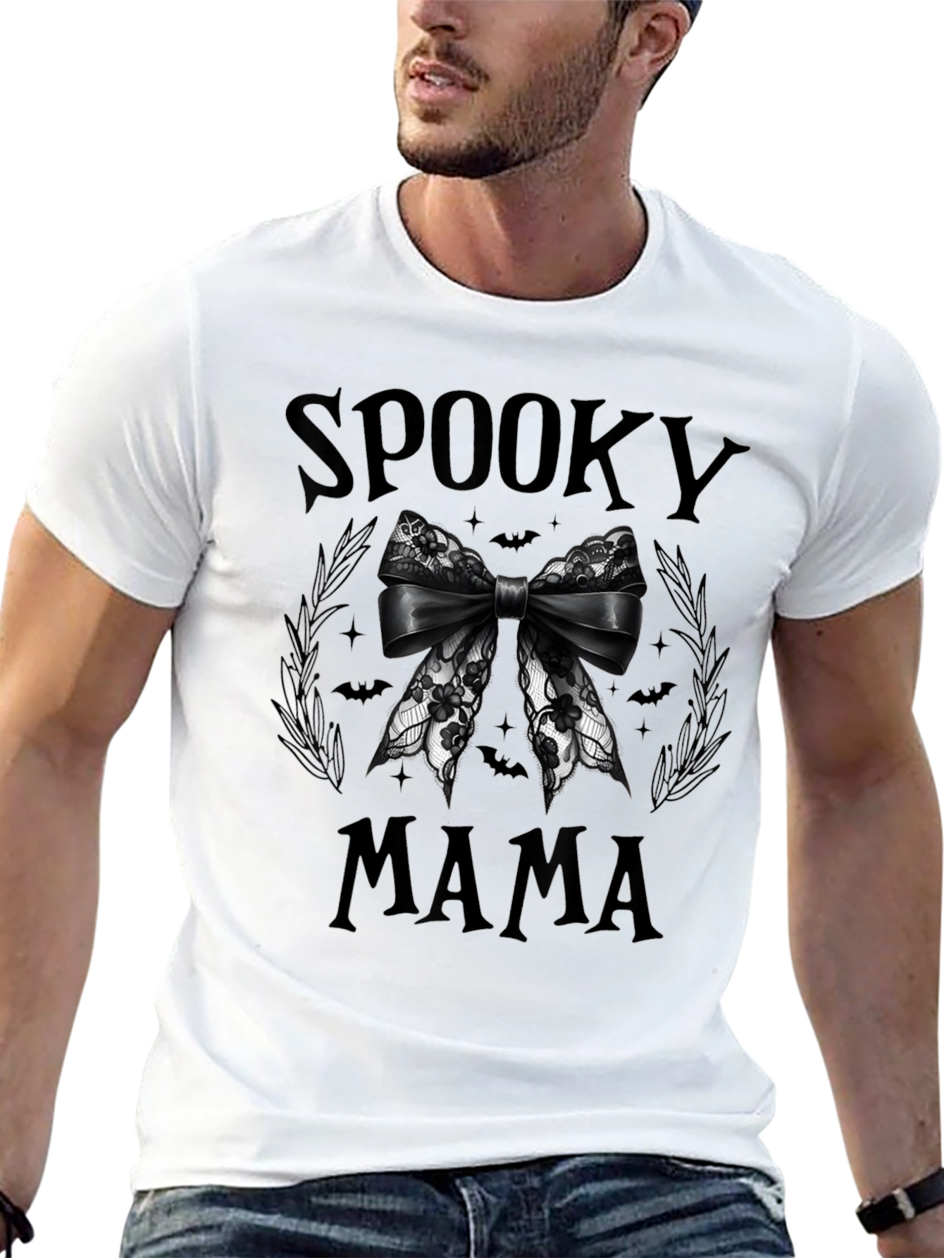 Spooky Mama Black T-Shirt