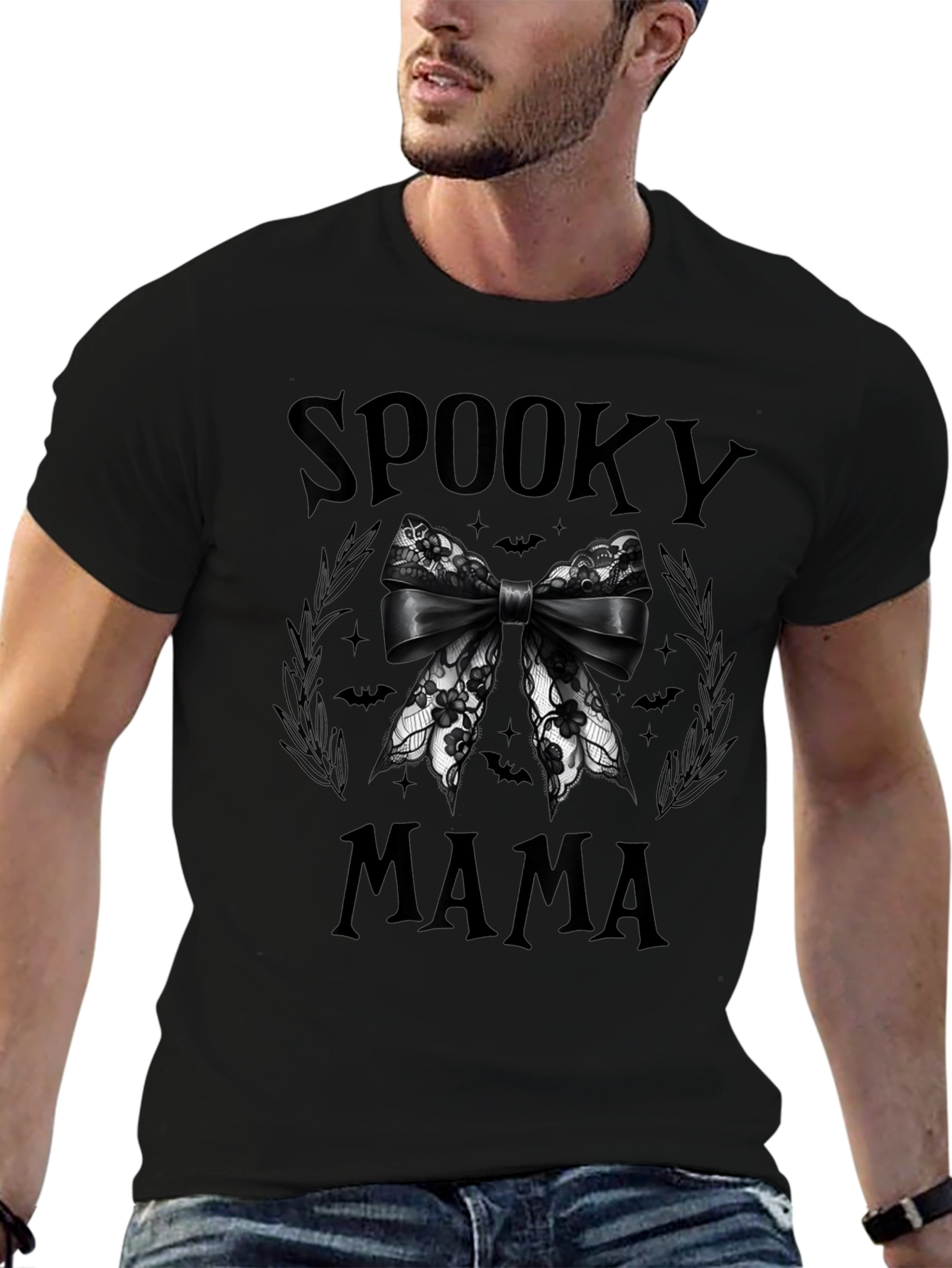 Spooky Mama Black T-Shirt