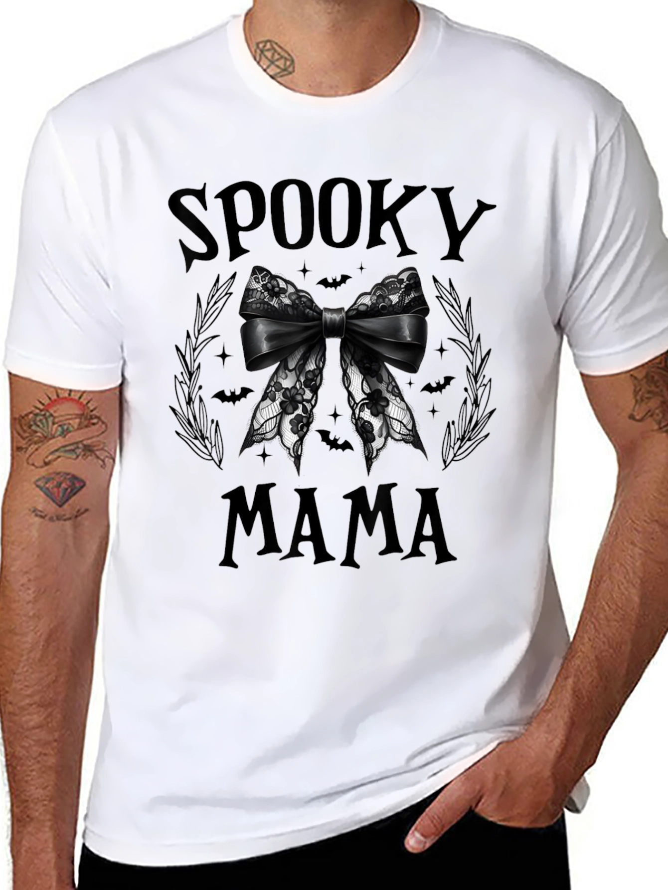 Spooky Mama Black T-Shirt