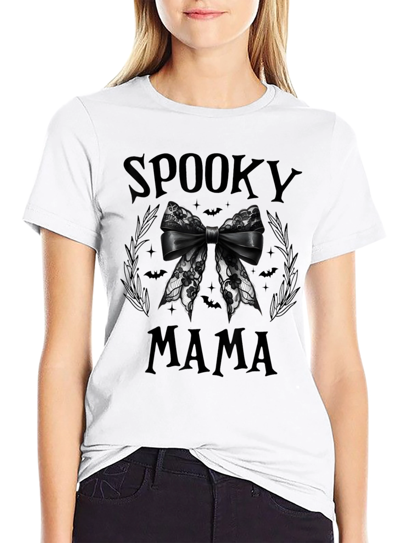Spooky Mama Black T-Shirt