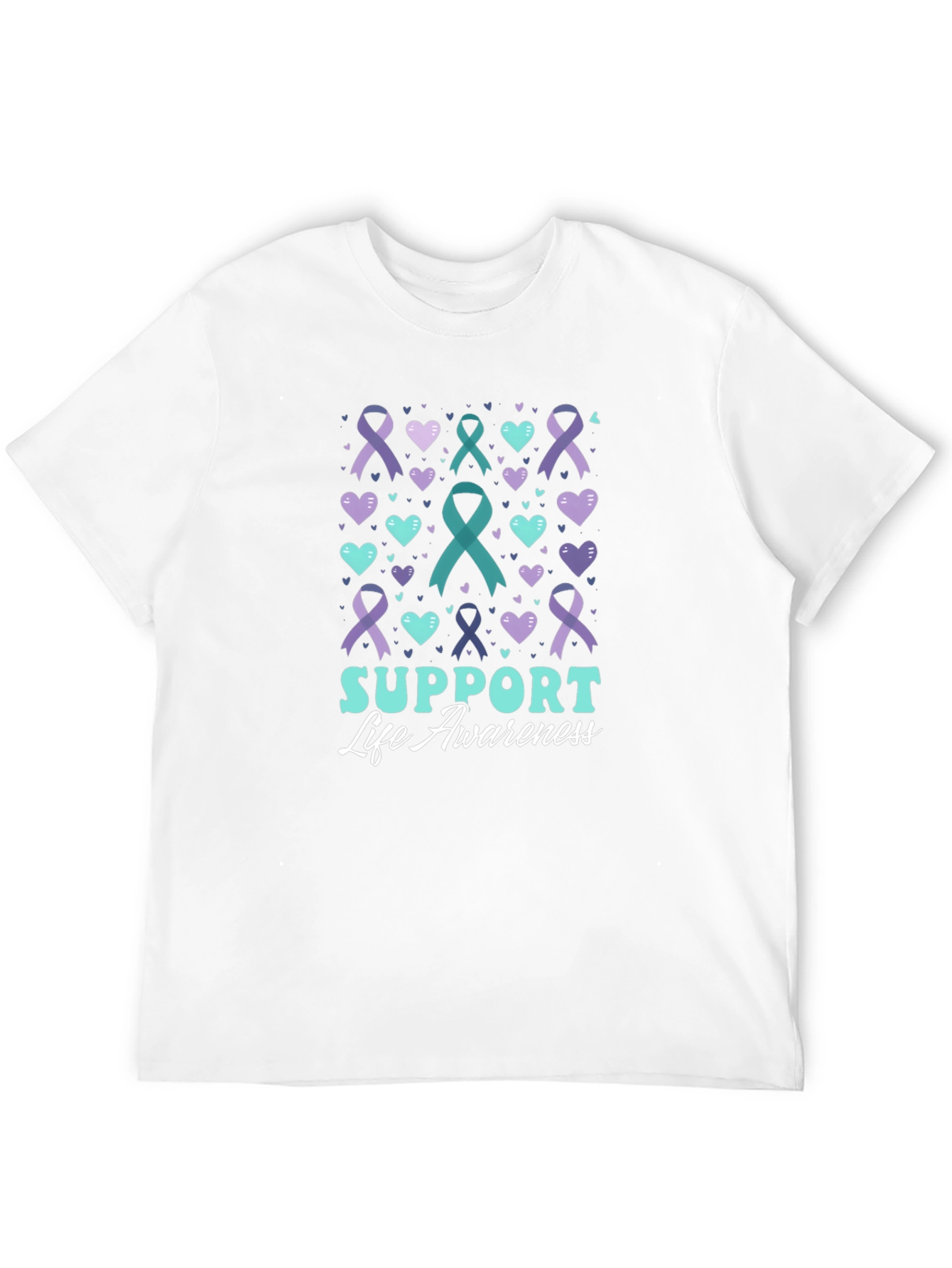 Support Life Awareness Ribbon T-Shirt