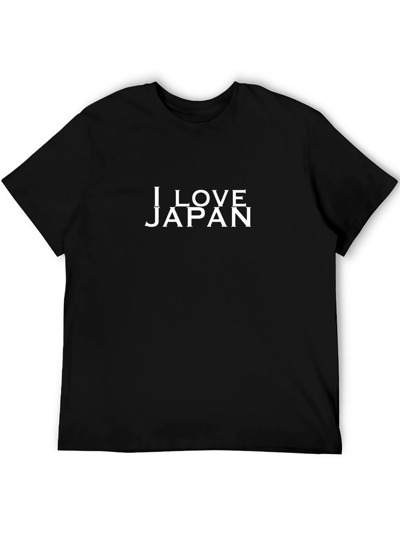 I Love Japan Graphic Tee - Mens Black T-Shirt