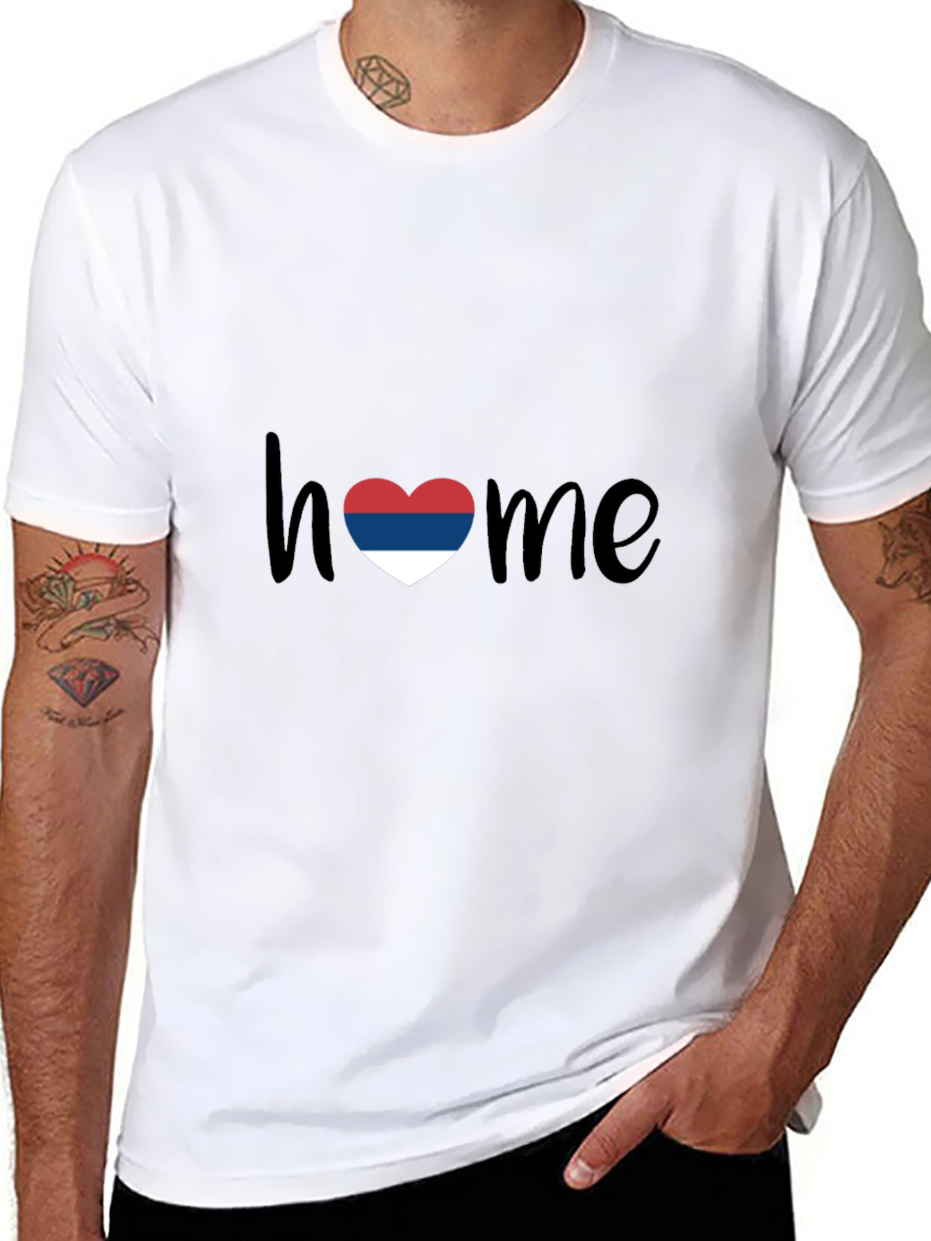 Home Heart Flag T-Shirt
