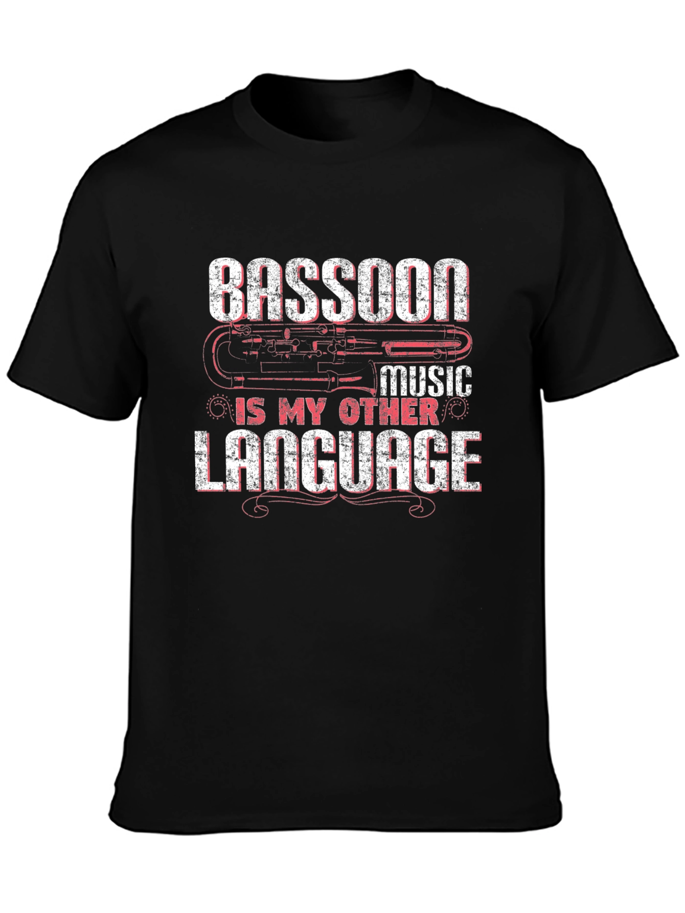 Bassoon Music is My Other Language Graphic T-Shirt