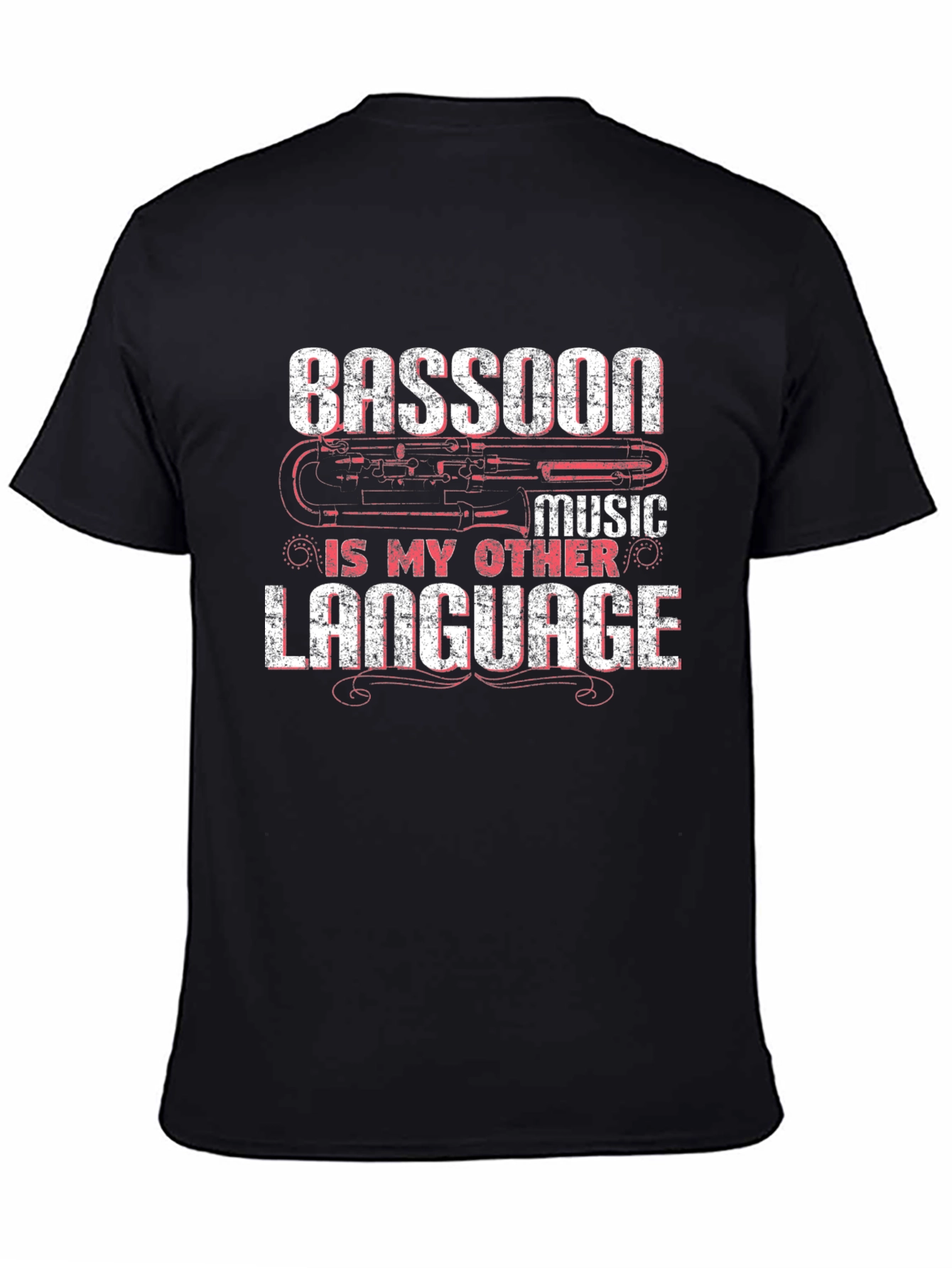 Bassoon Music is My Other Language Graphic T-Shirt