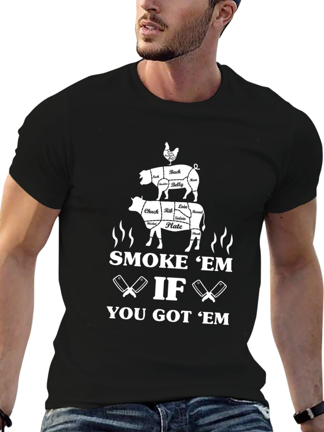 Smoke Em T-Shirt - BBQ Lover